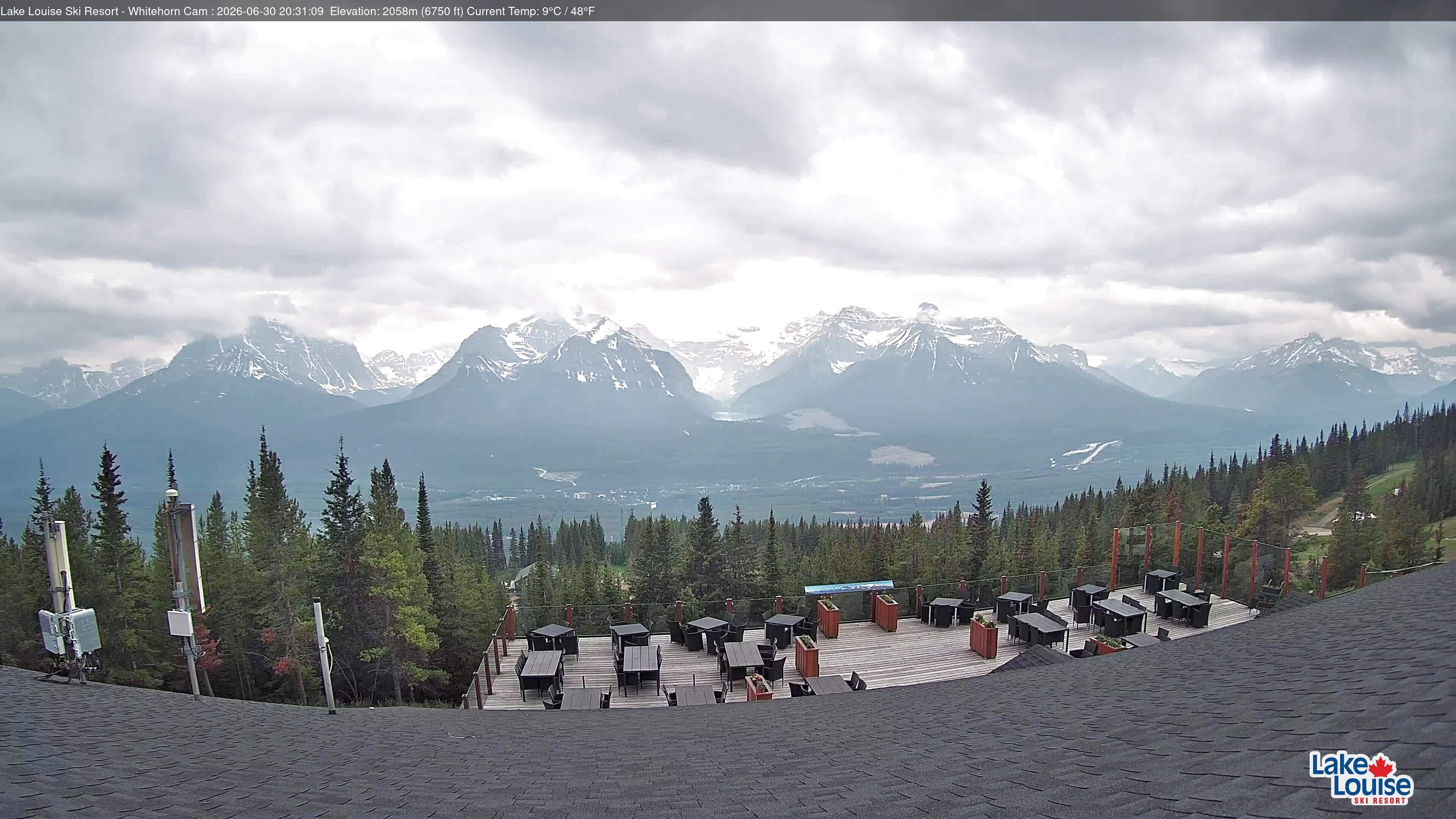 Archiv Foto Webcam Whitehorn Lodge (2.058m)