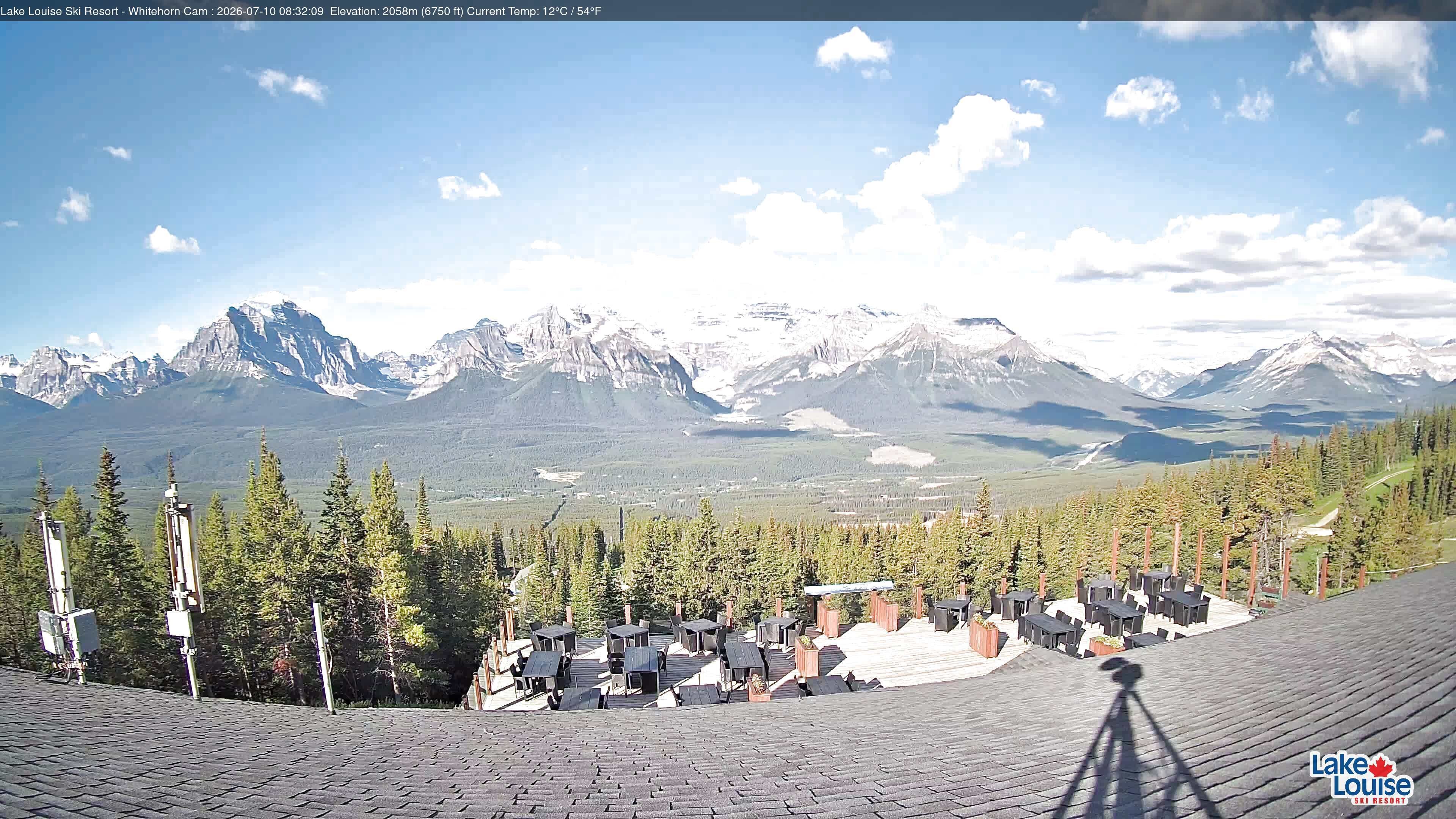 Archiv Foto Webcam Whitehorn Lodge (2.058m)