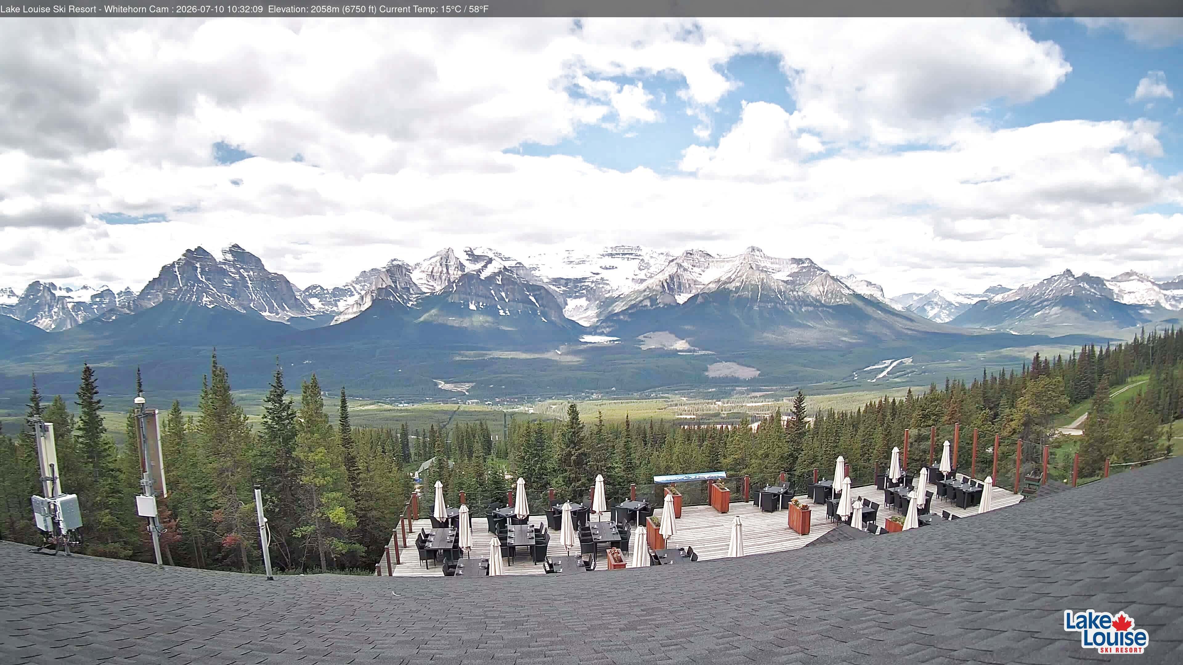 Archiv Foto Webcam Whitehorn Lodge (2.058m)