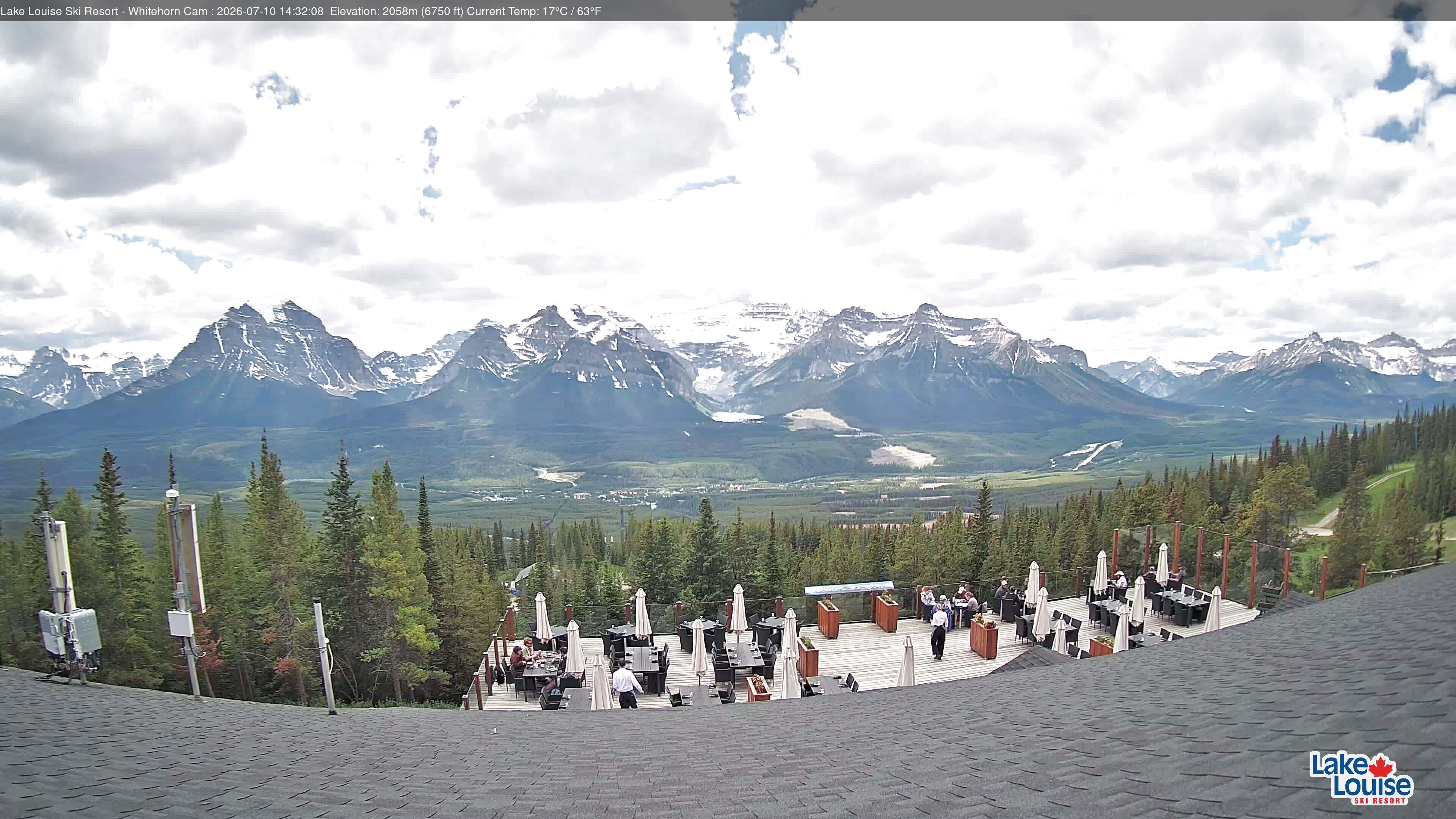 Archiv Foto Webcam Whitehorn Lodge (2.058m)