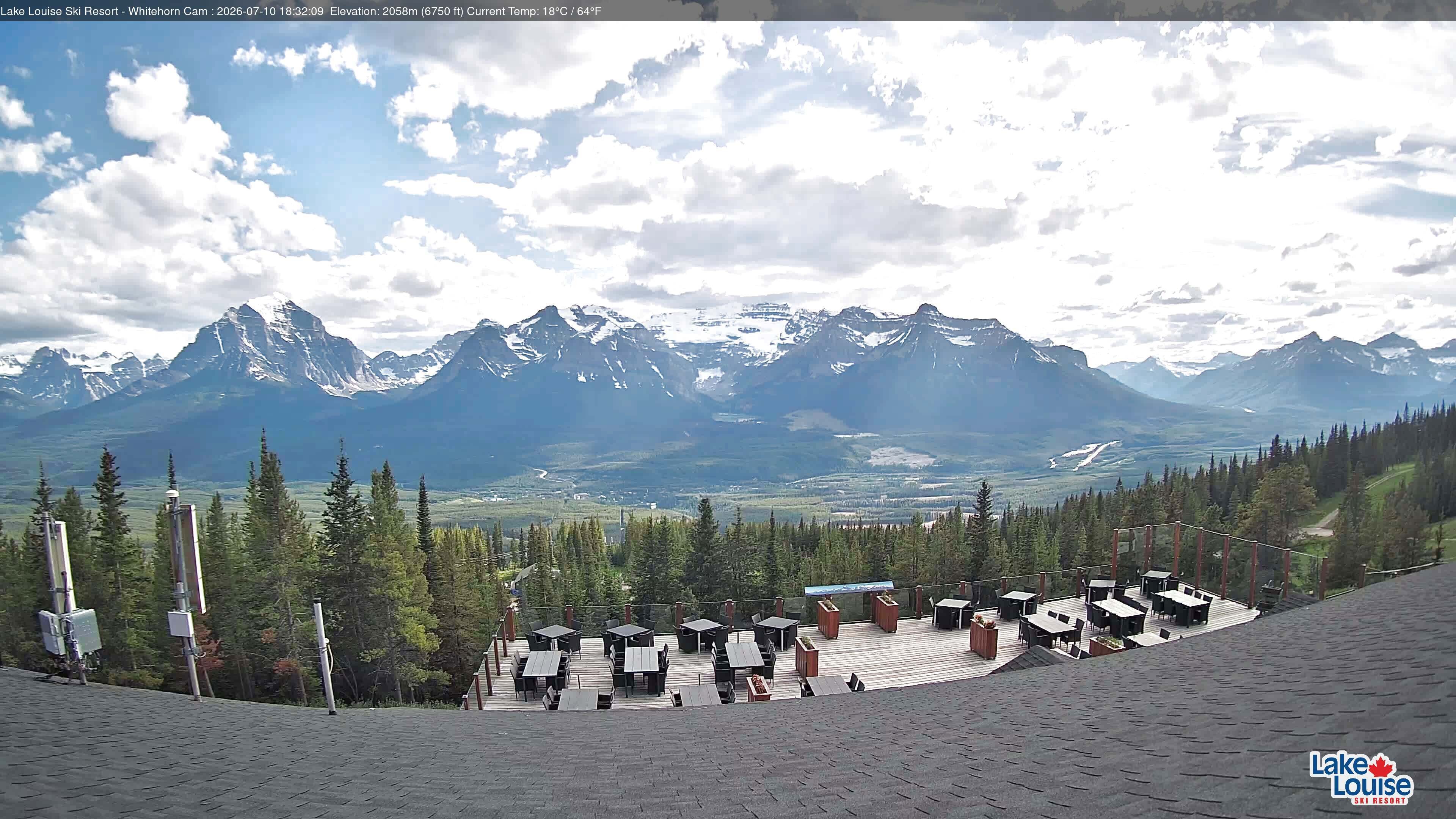 Archiv Foto Webcam Whitehorn Lodge (2.058m)
