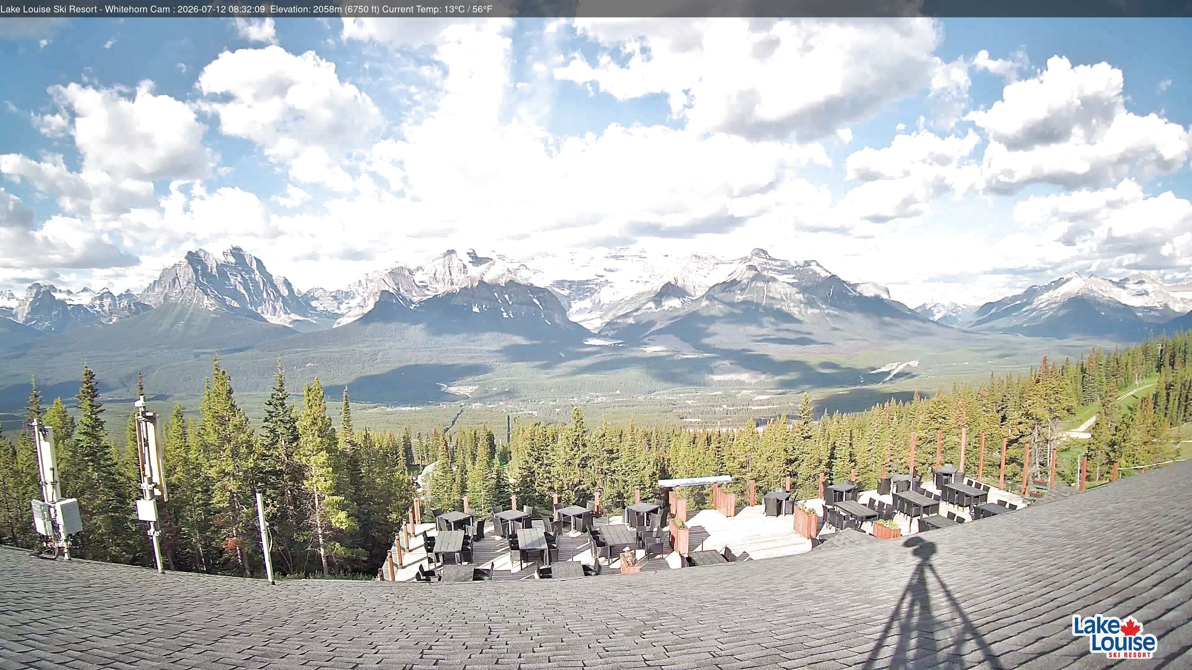 Archiv Foto Webcam Whitehorn Lodge (2.058m)