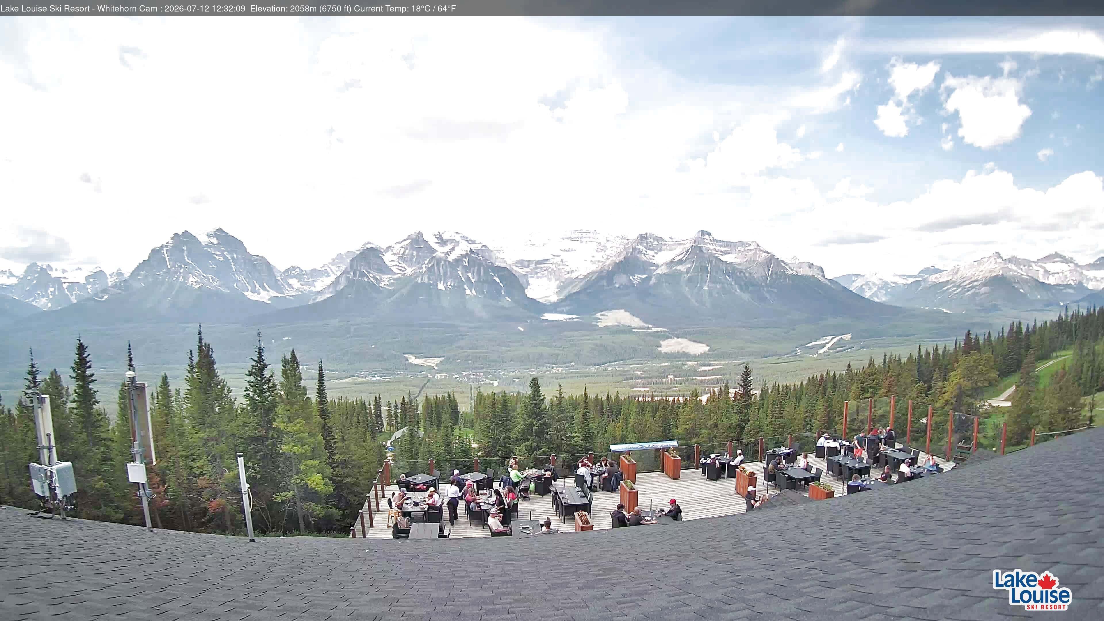 Archiv Foto Webcam Whitehorn Lodge (2.058m)