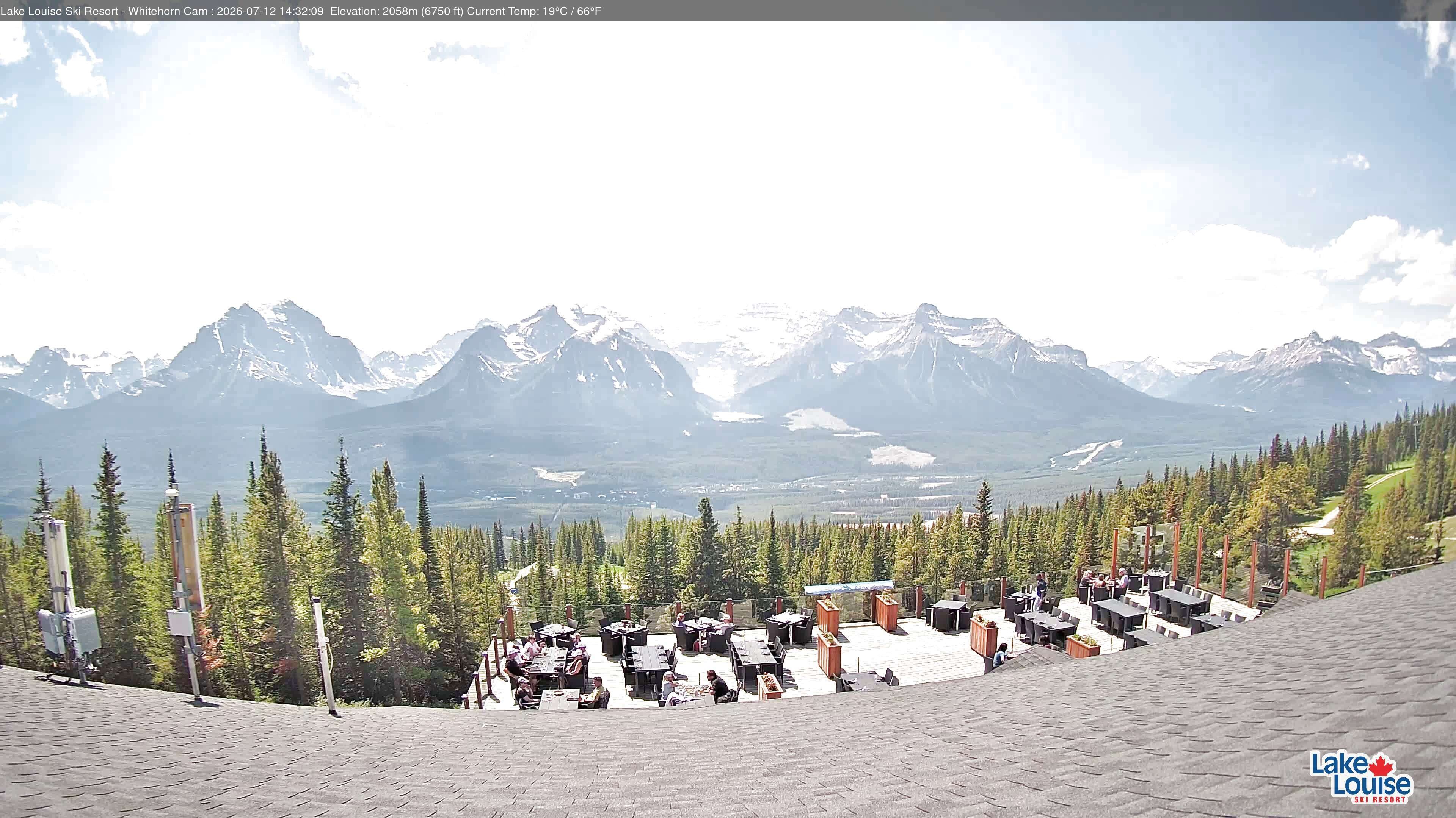 Archiv Foto Webcam Whitehorn Lodge (2.058m)