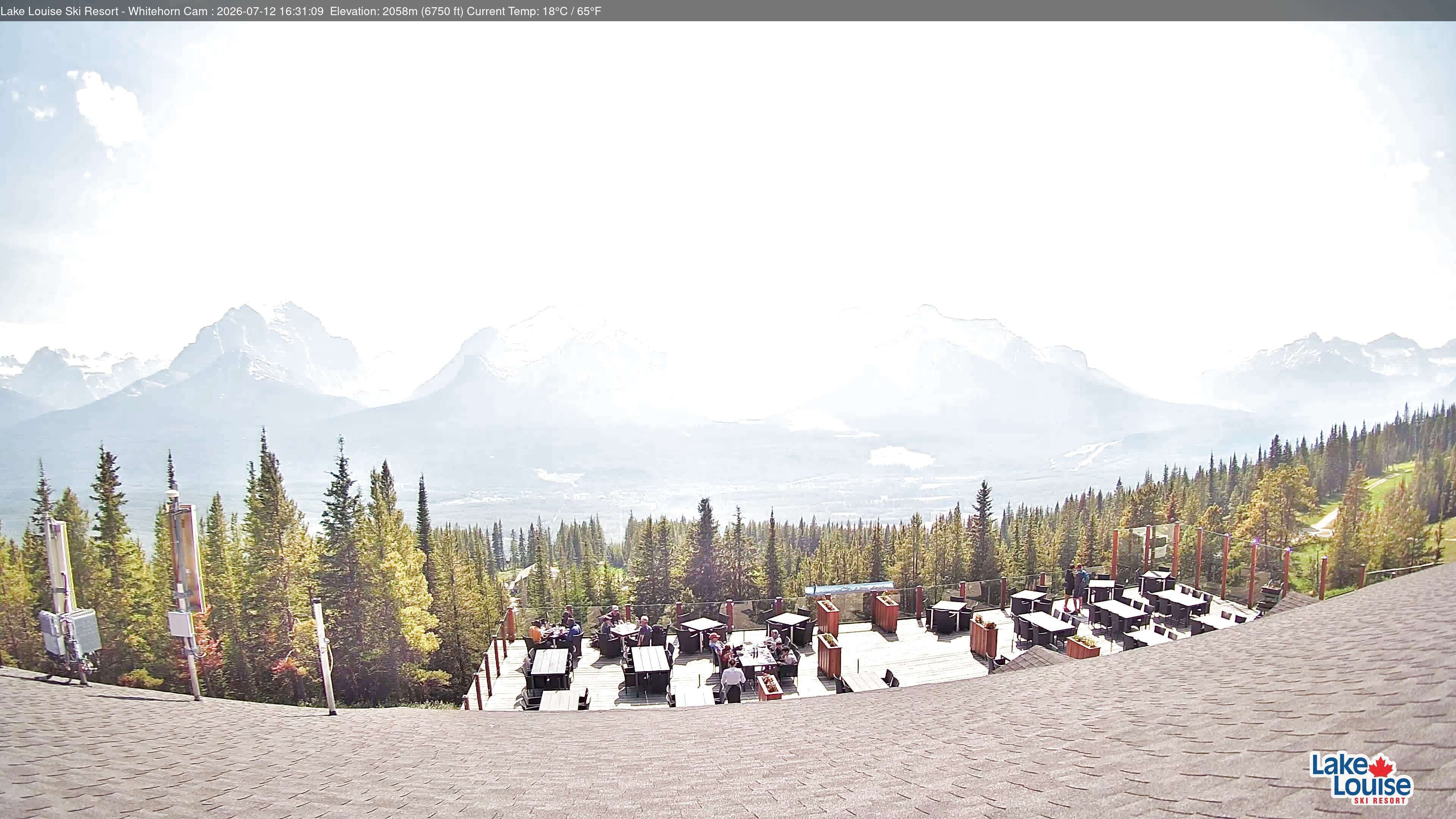 Archiv Foto Webcam Whitehorn Lodge (2.058m)