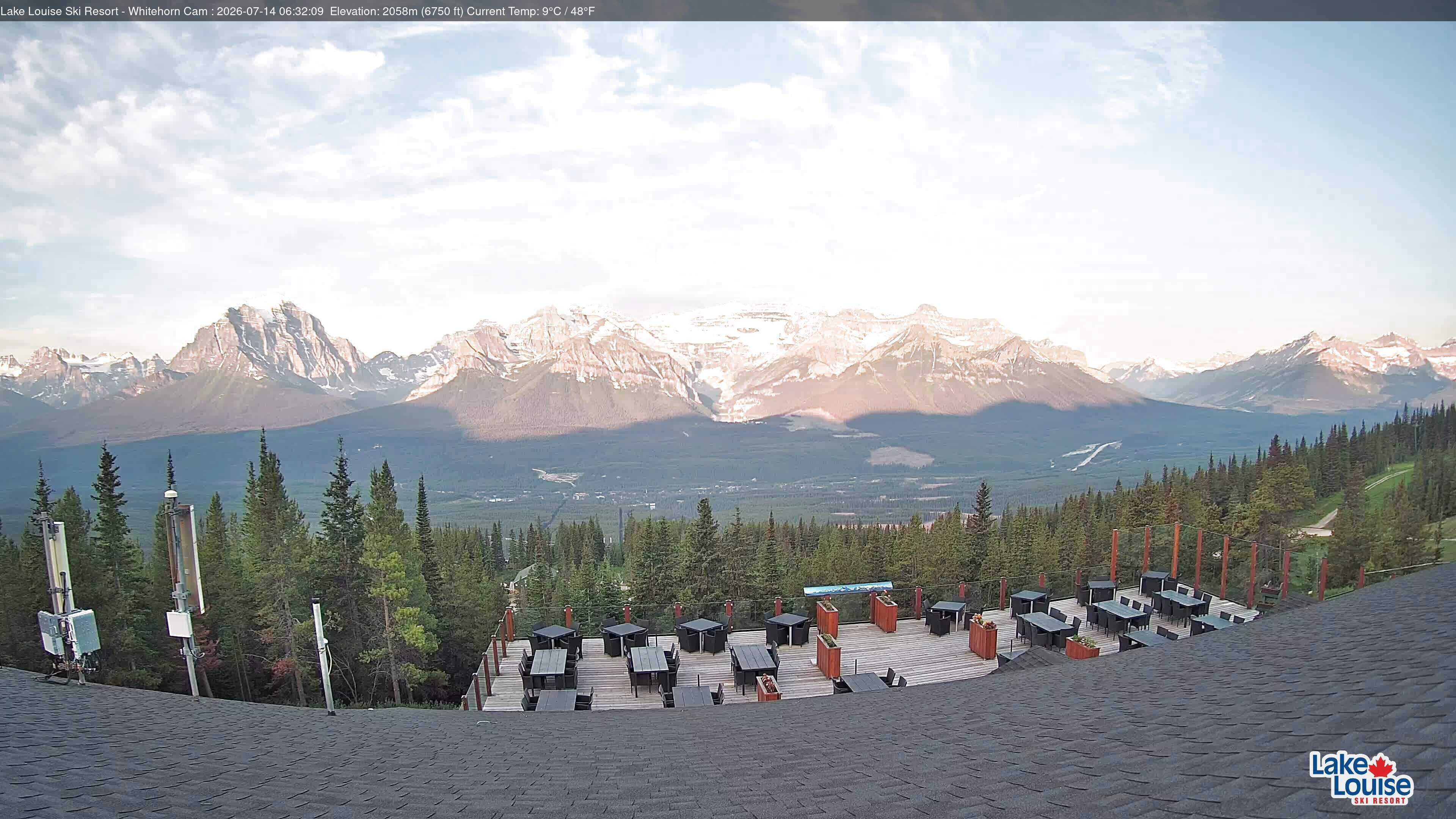 Archiv Foto Webcam Whitehorn Lodge (2.058m)