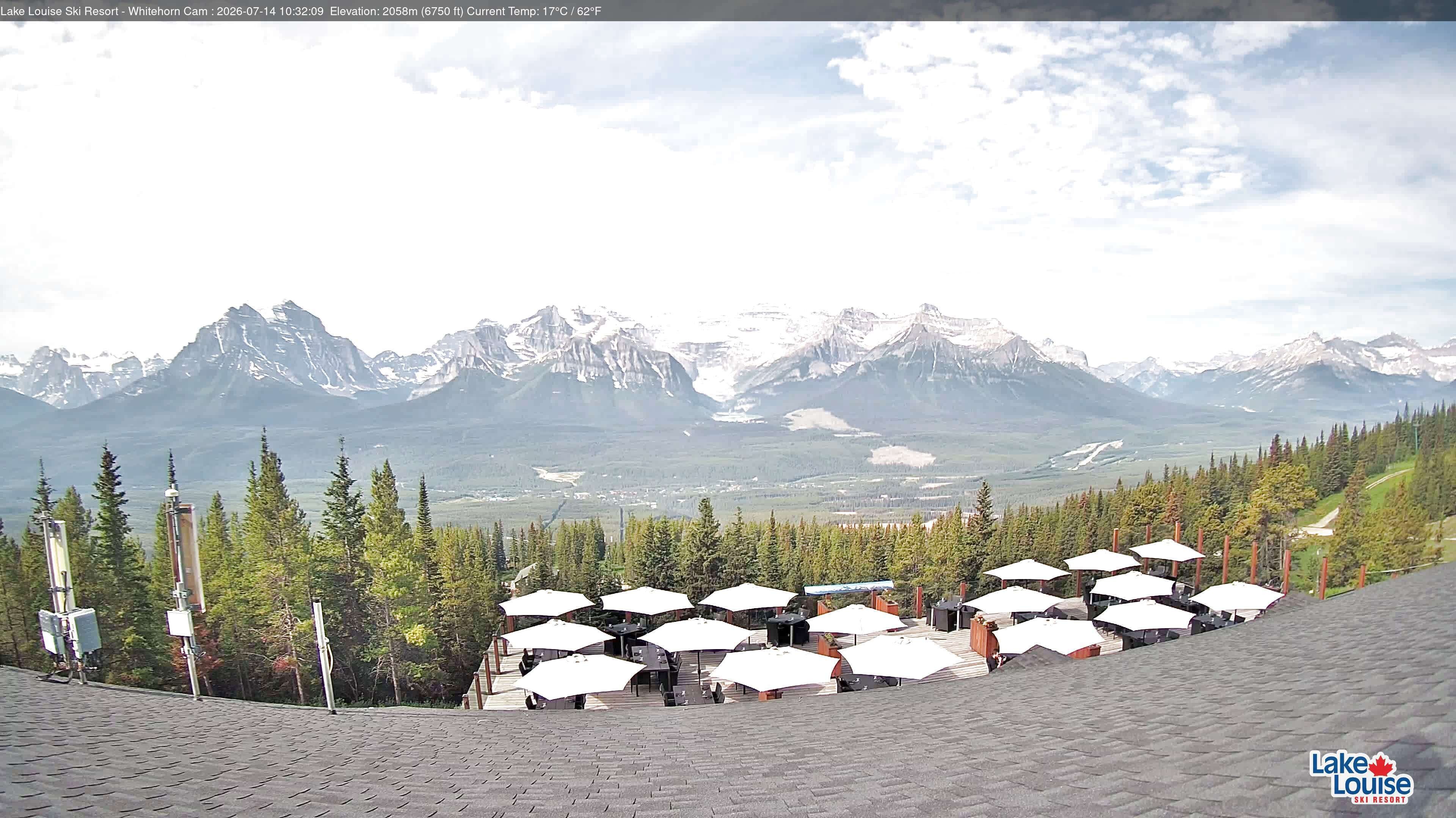 Archiv Foto Webcam Whitehorn Lodge (2.058m)