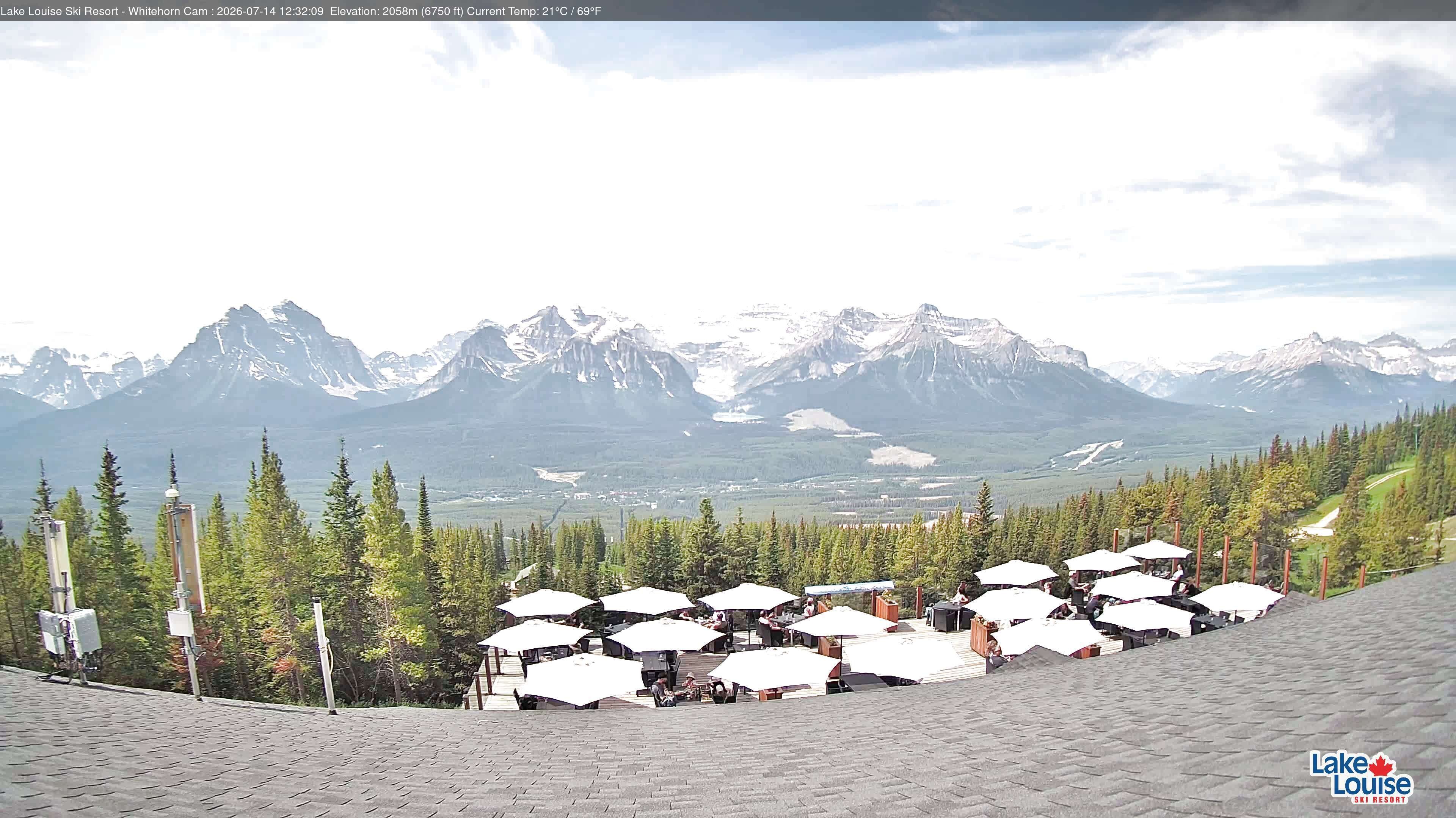 Archiv Foto Webcam Whitehorn Lodge (2.058m)
