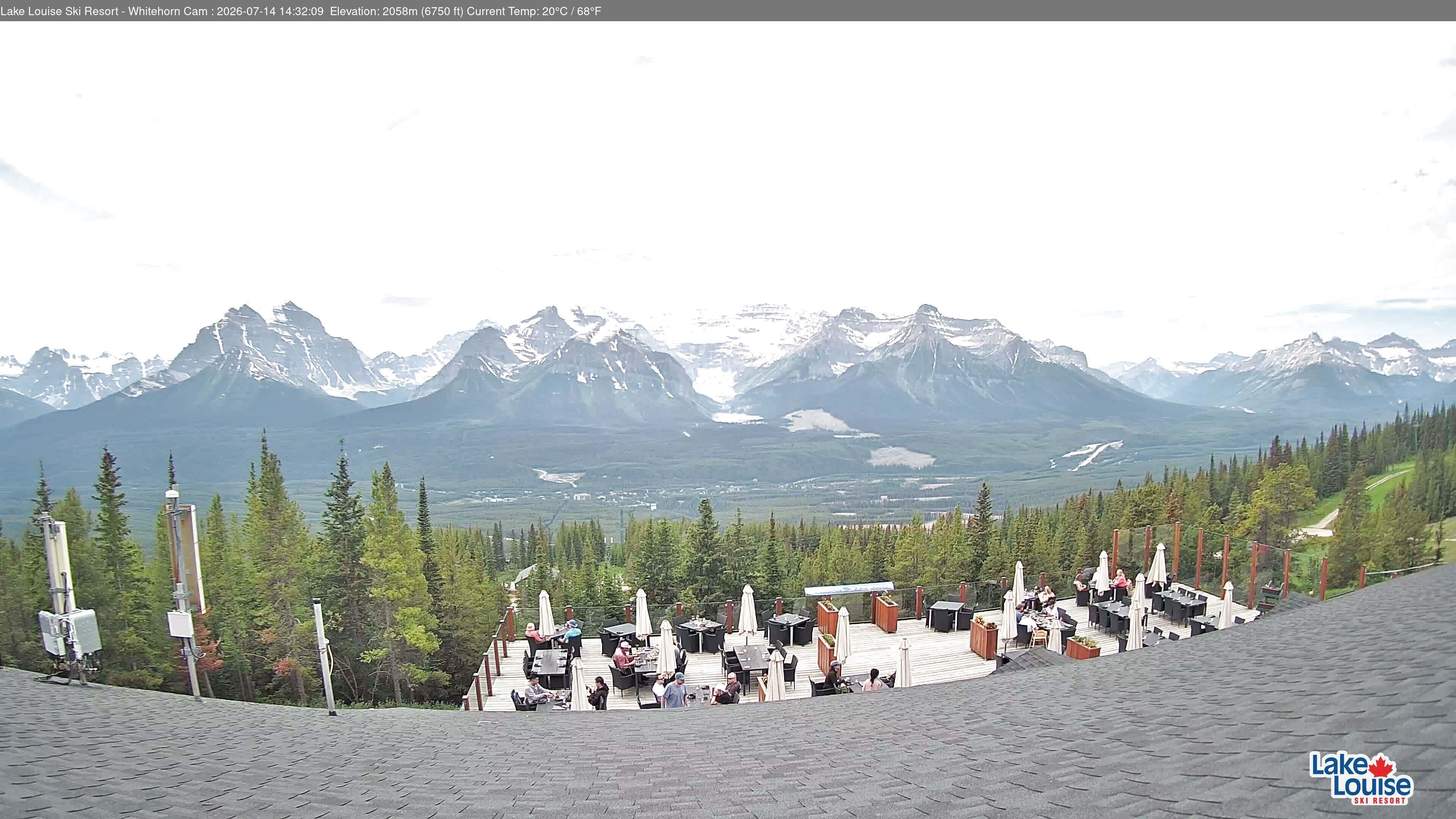 Archiv Foto Webcam Whitehorn Lodge (2.058m)