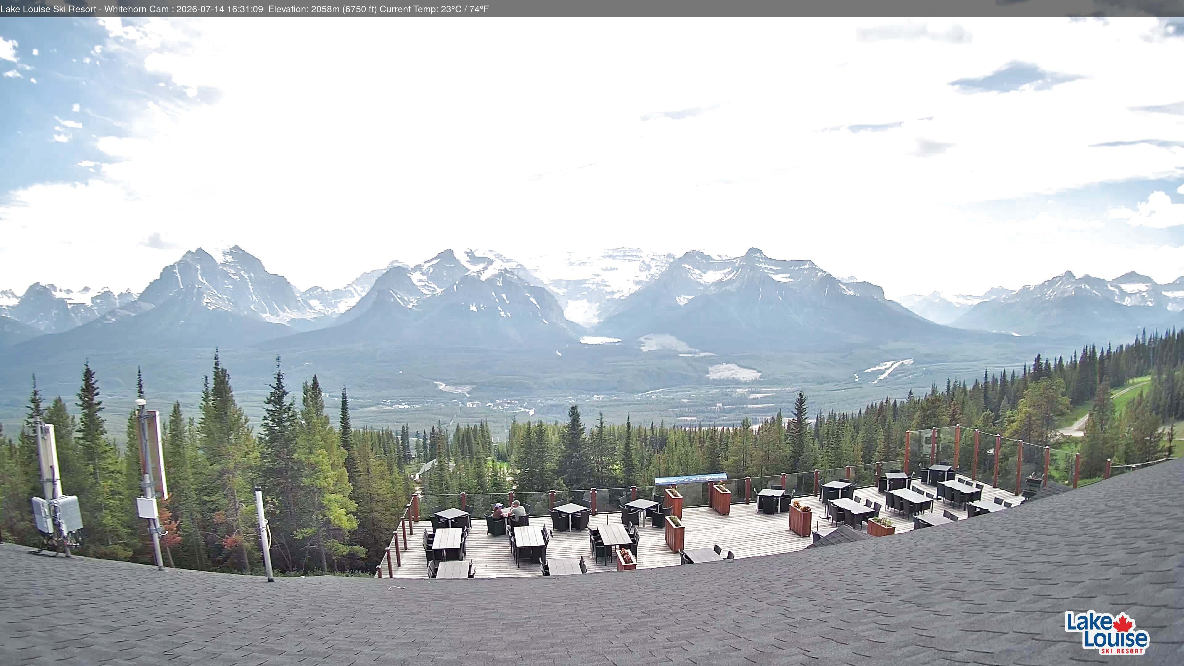 Archiv Foto Webcam Whitehorn Lodge (2.058m)