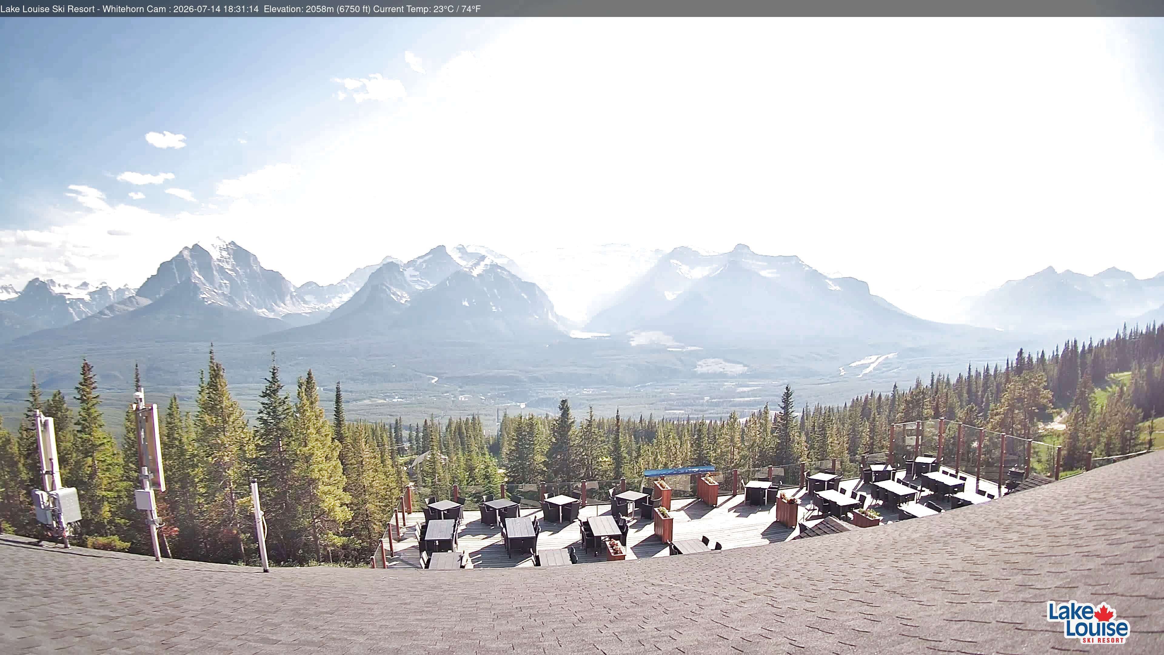 Archiv Foto Webcam Whitehorn Lodge (2.058m)