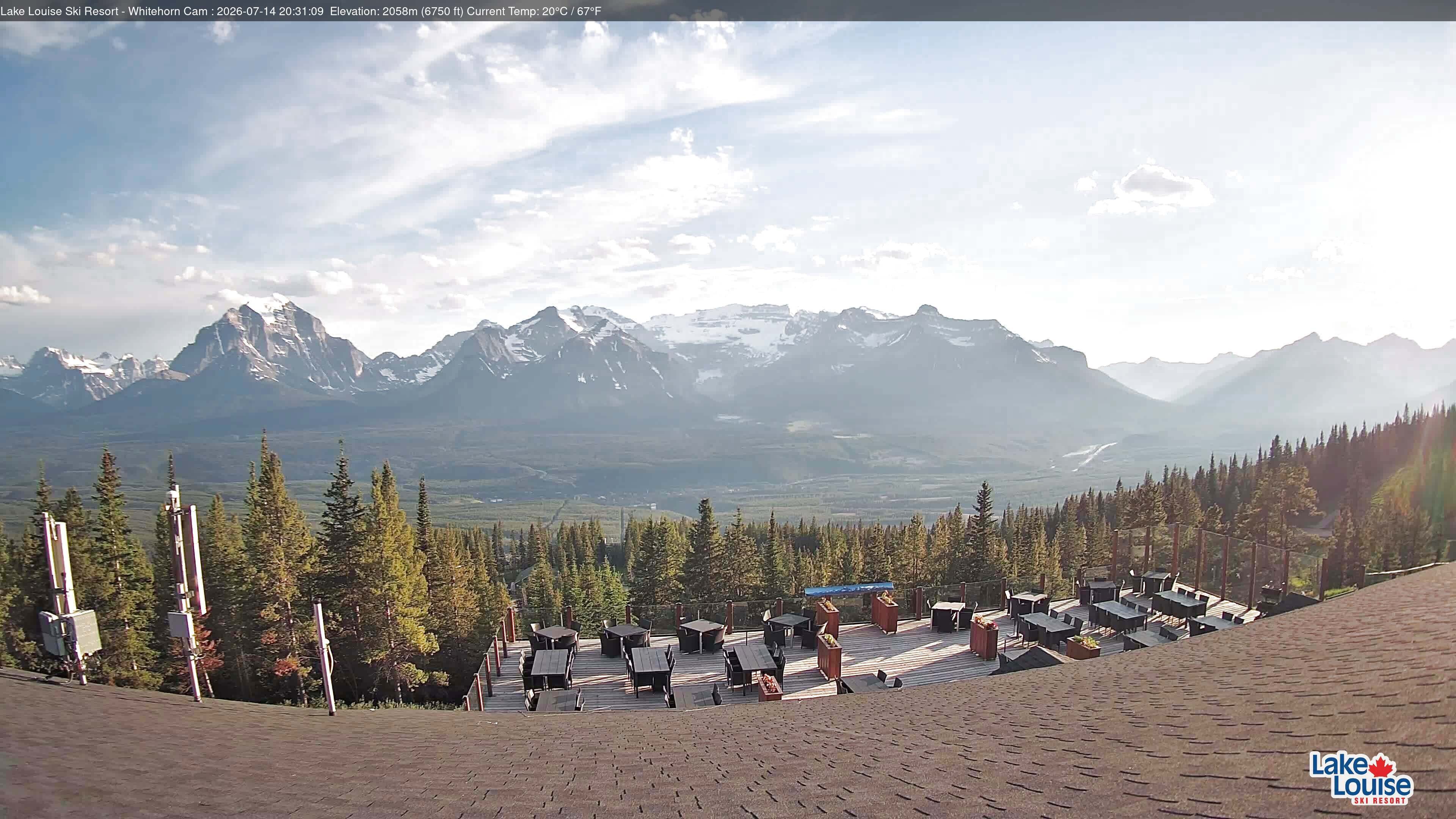Archiv Foto Webcam Whitehorn Lodge (2.058m)