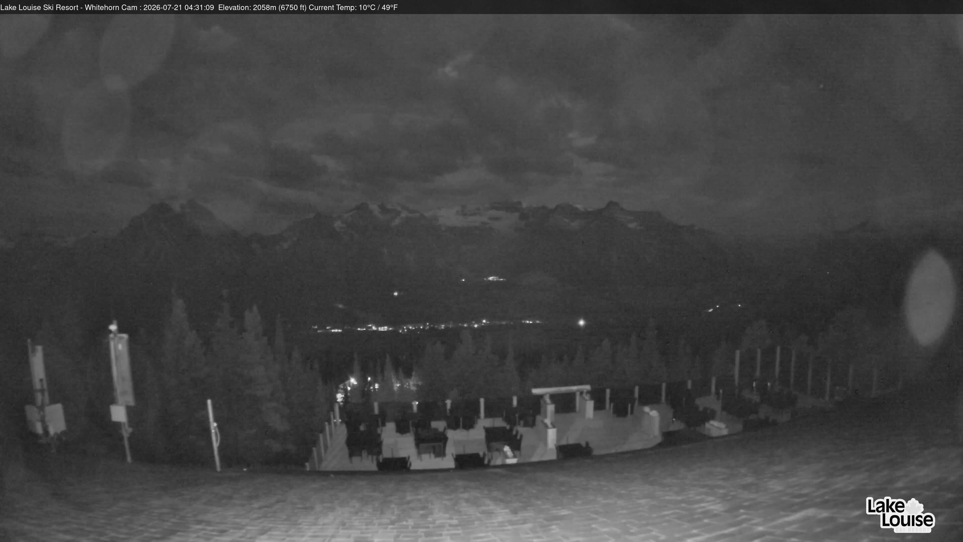 Archiv Foto Webcam Whitehorn Lodge (2.058m)