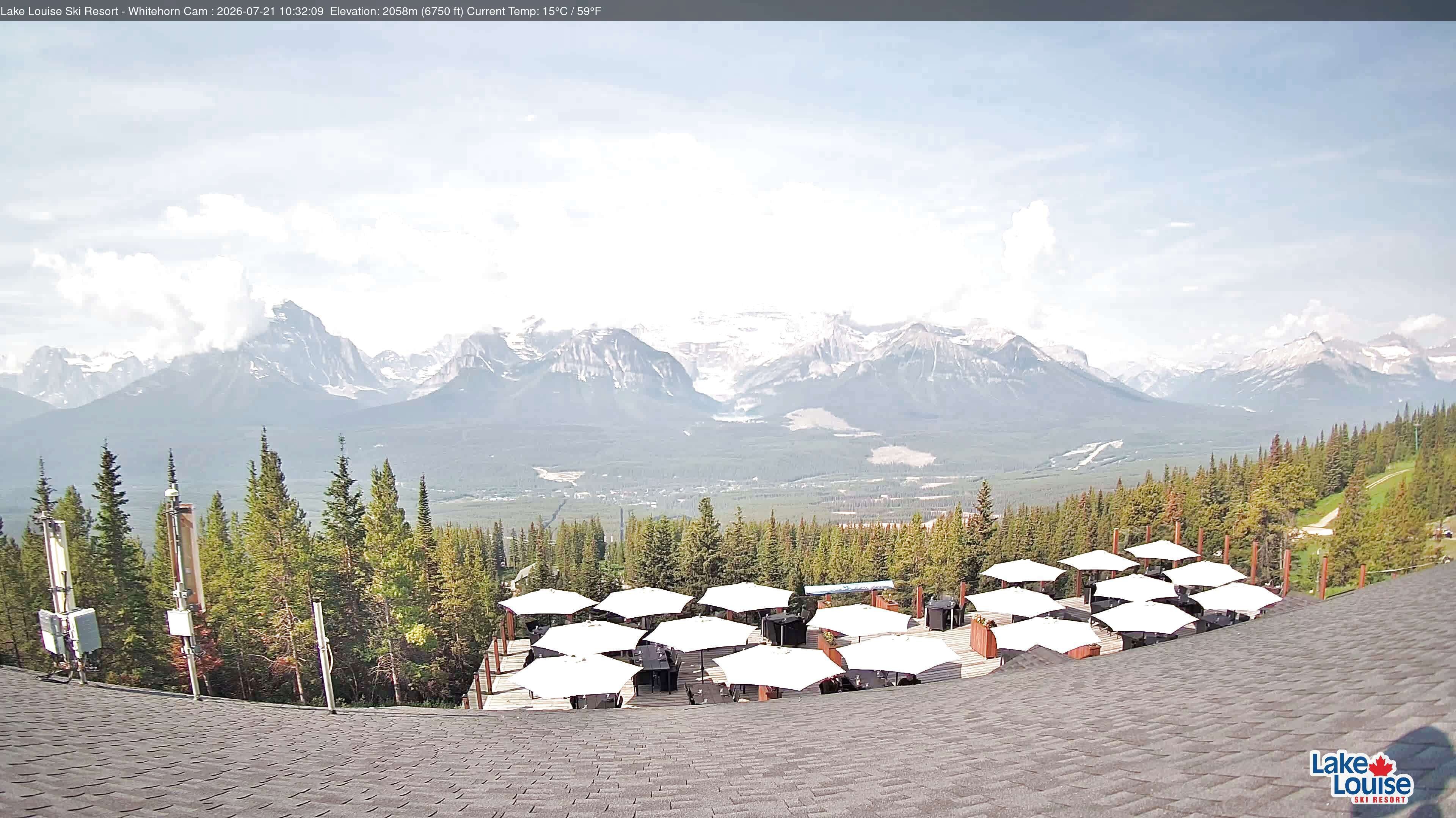 Archiv Foto Webcam Whitehorn Lodge (2.058m)
