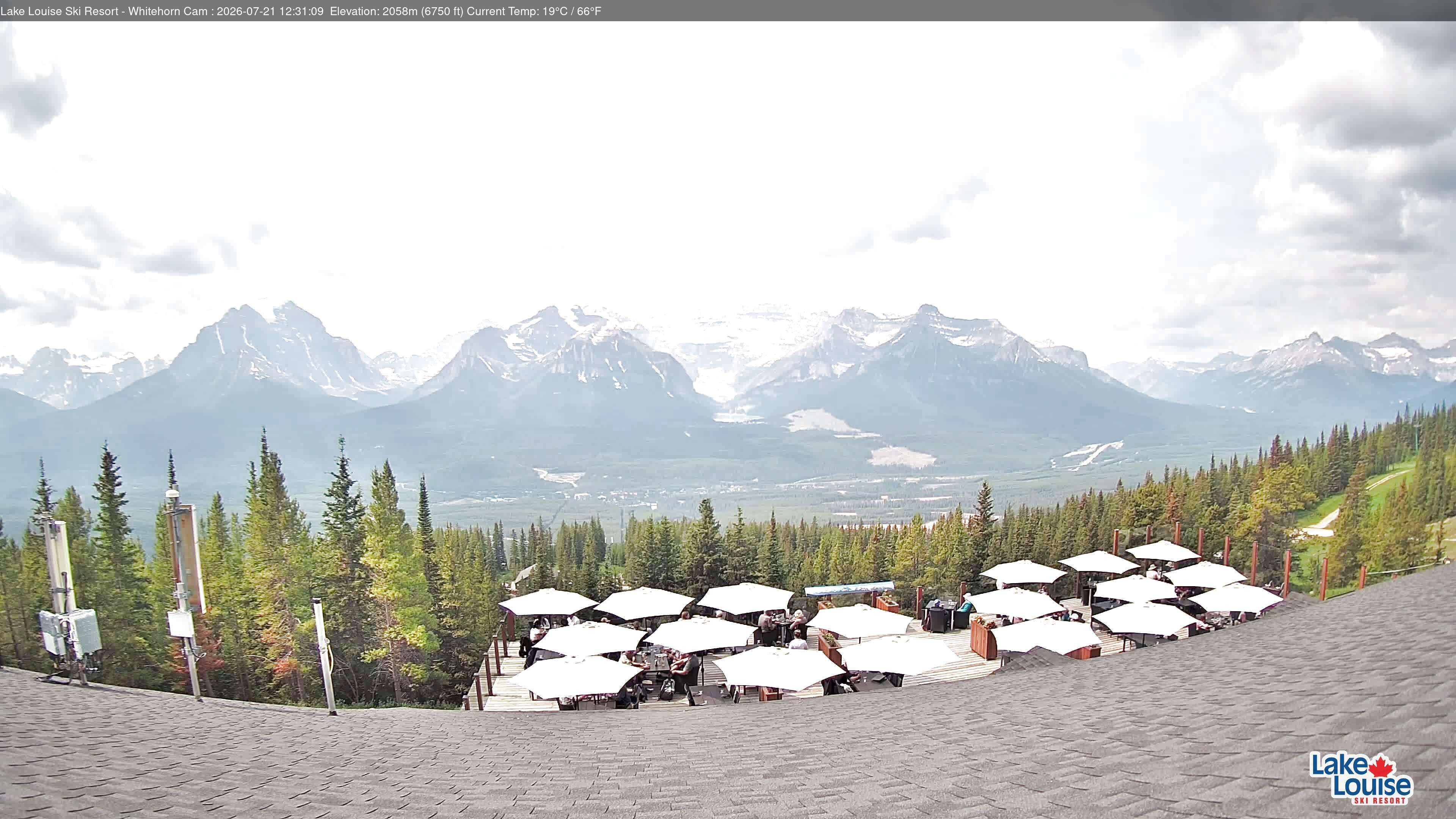Archiv Foto Webcam Whitehorn Lodge (2.058m)