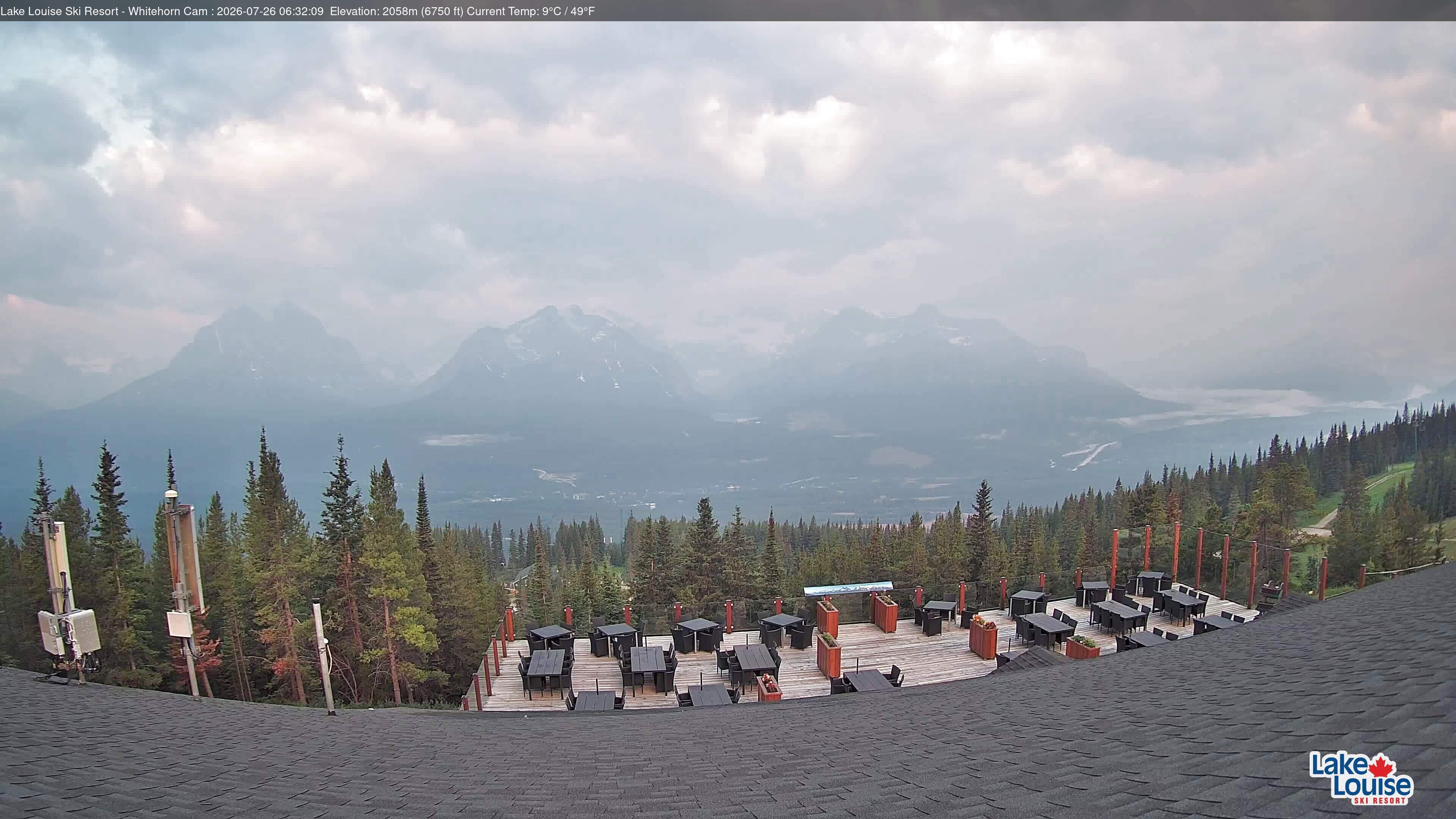 Archived image Webcam Whitehorn Lodge (2.058m)