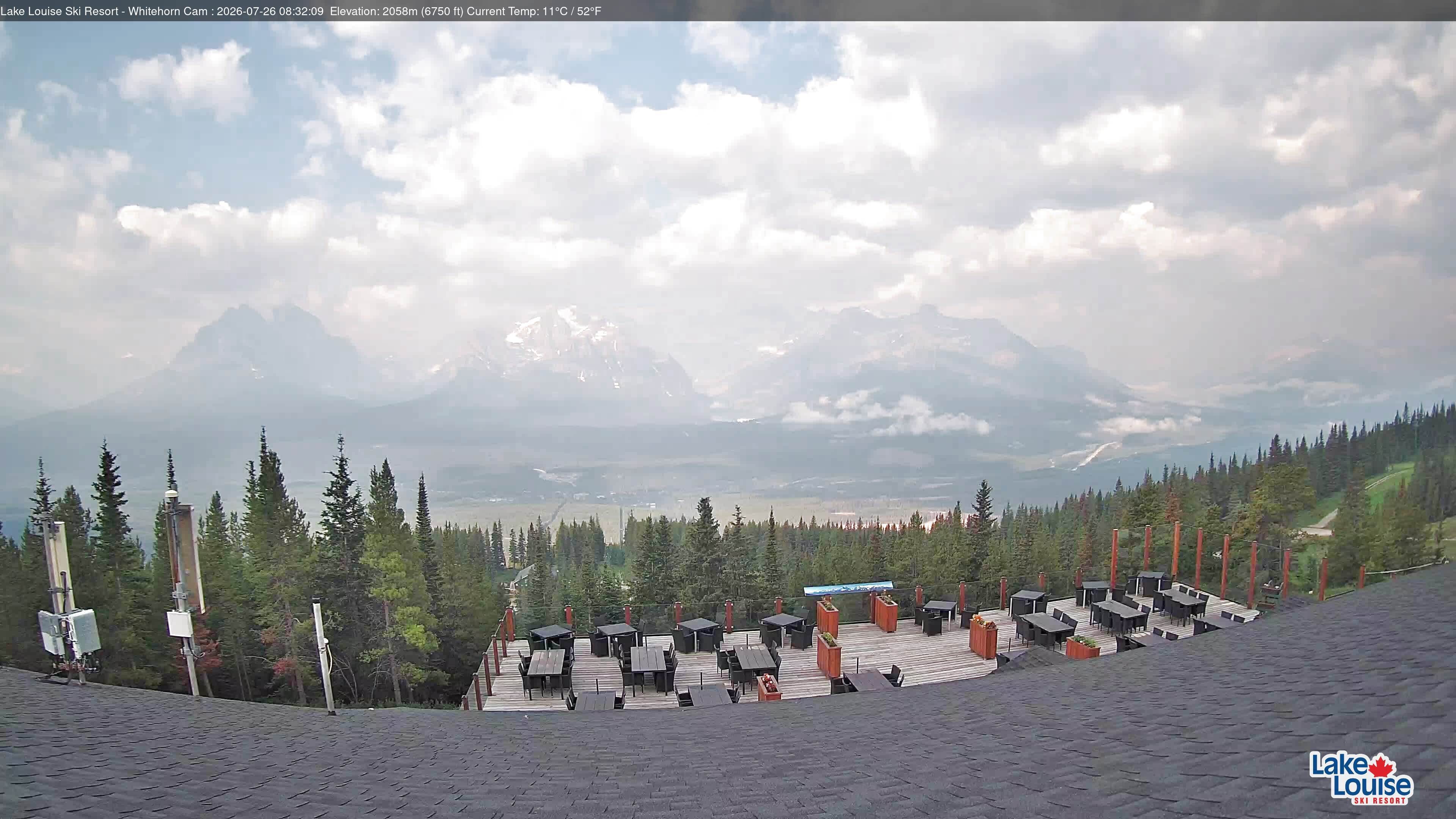 Archived image Webcam Whitehorn Lodge (2.058m)