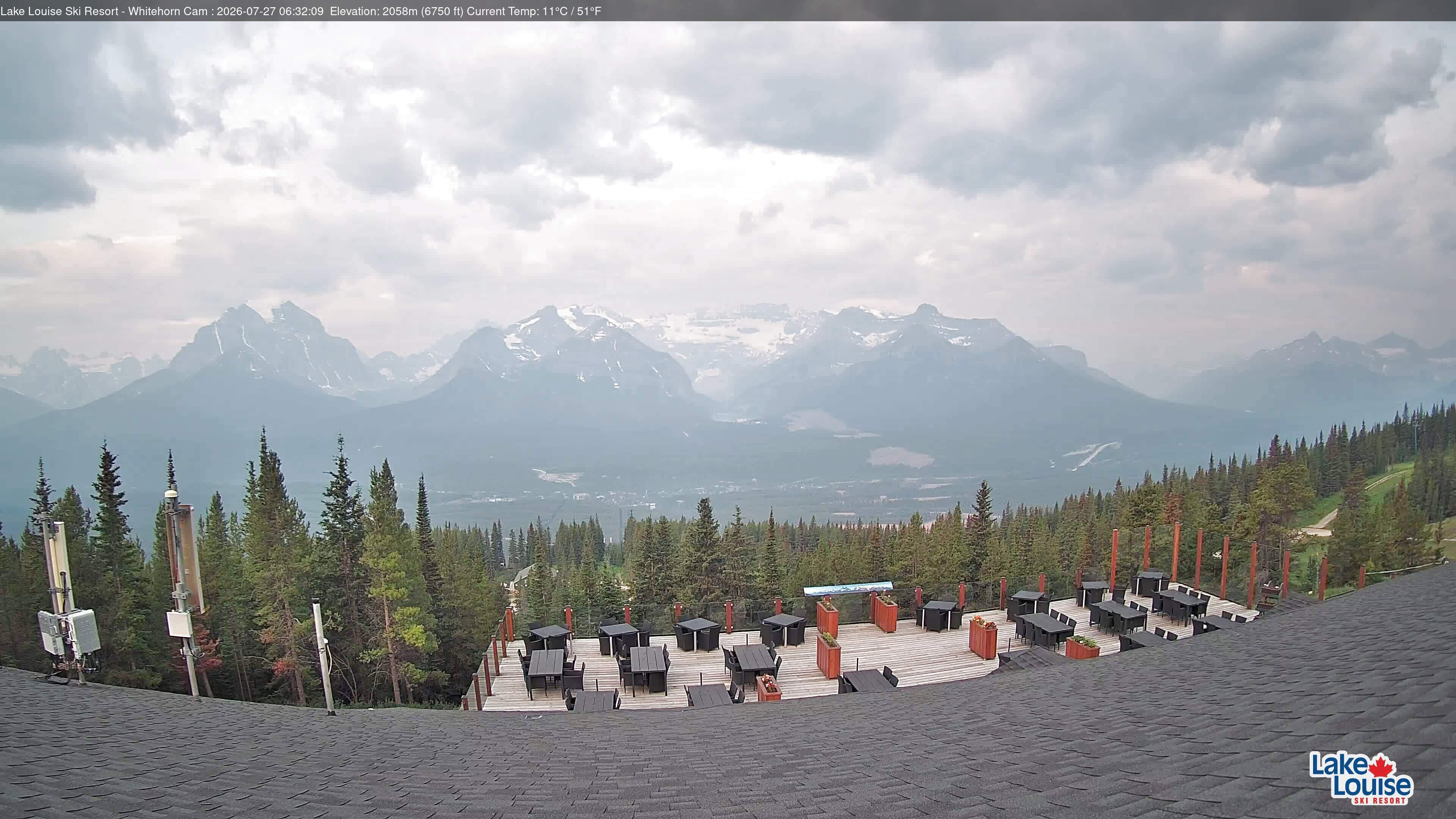 Archived image Webcam Whitehorn Lodge (2.058m)