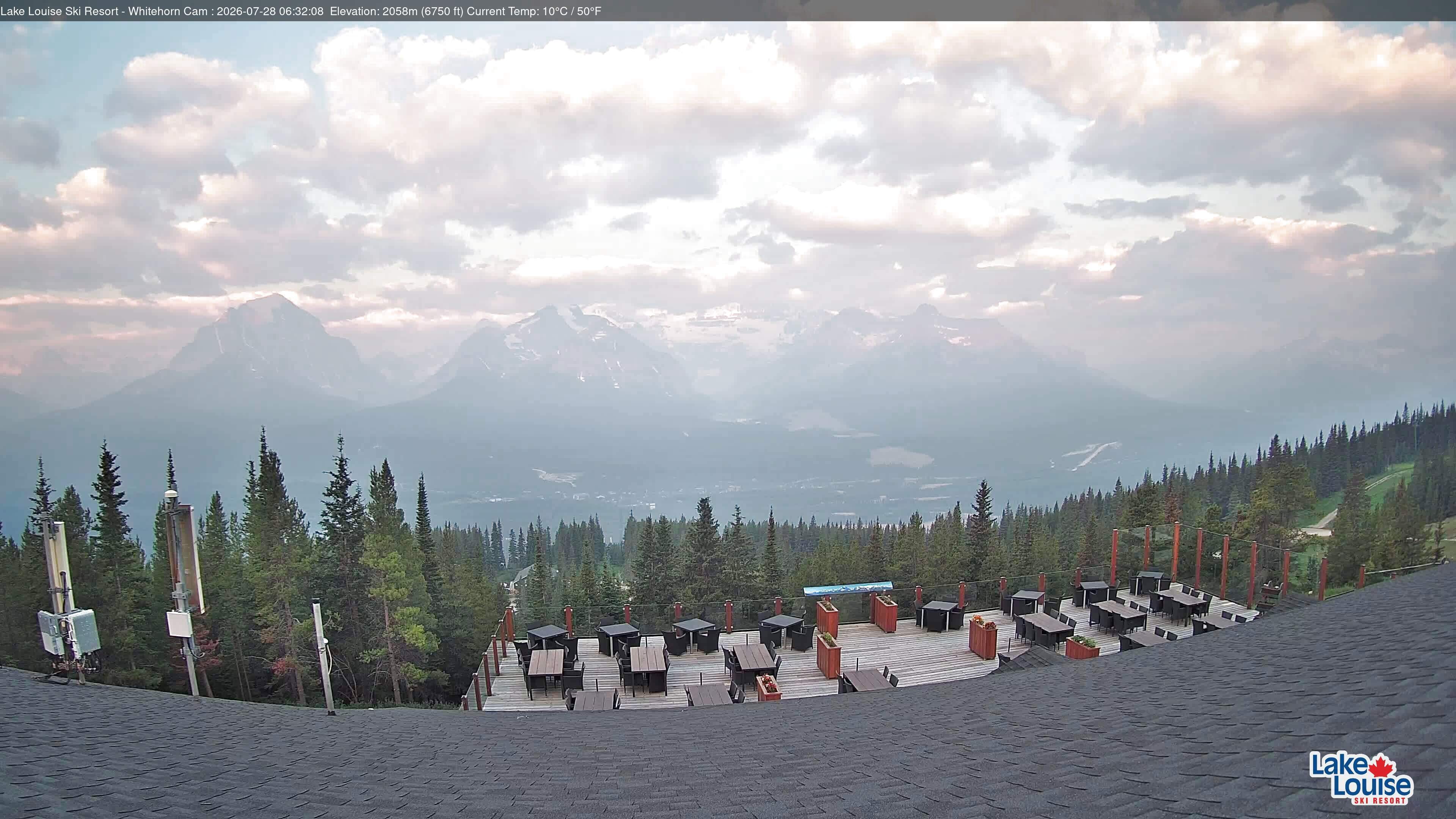 Archiv Foto Webcam Whitehorn Lodge (2.058m)