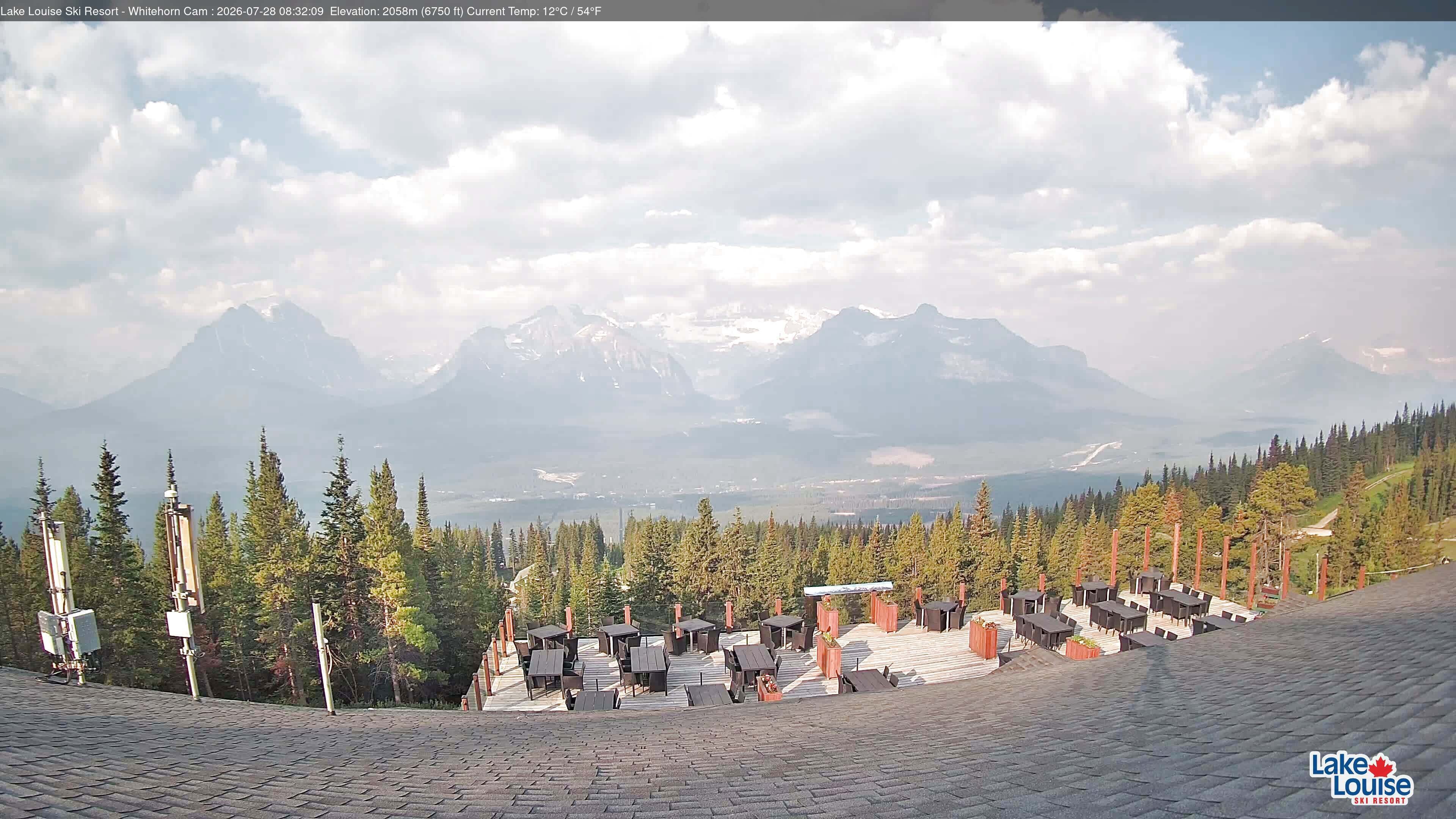 Archiv Foto Webcam Whitehorn Lodge (2.058m)