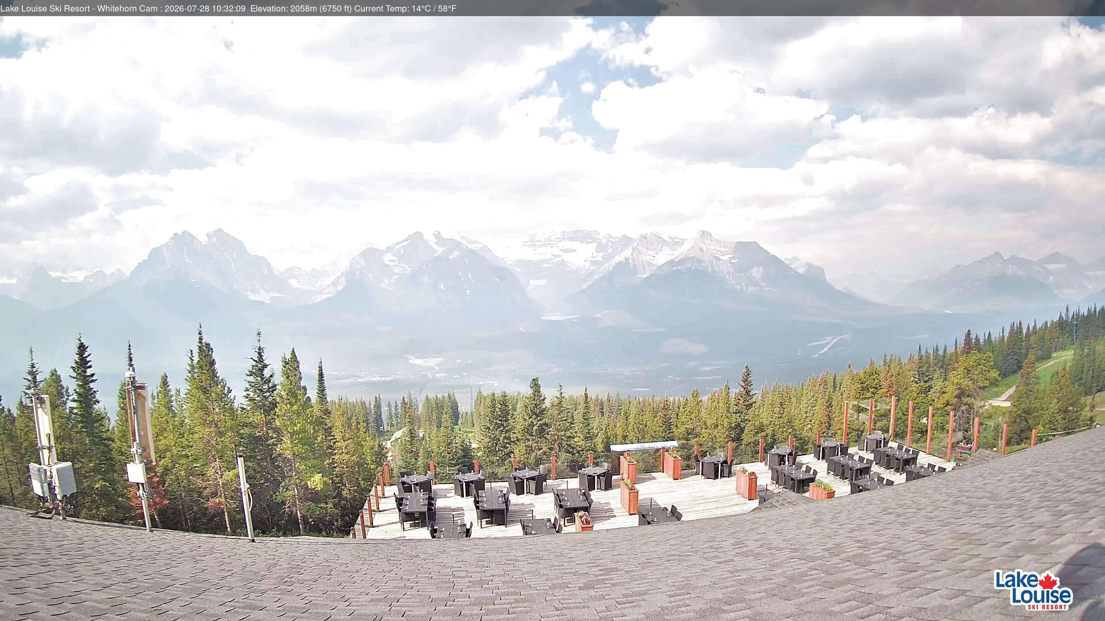 Archiv Foto Webcam Whitehorn Lodge (2.058m)