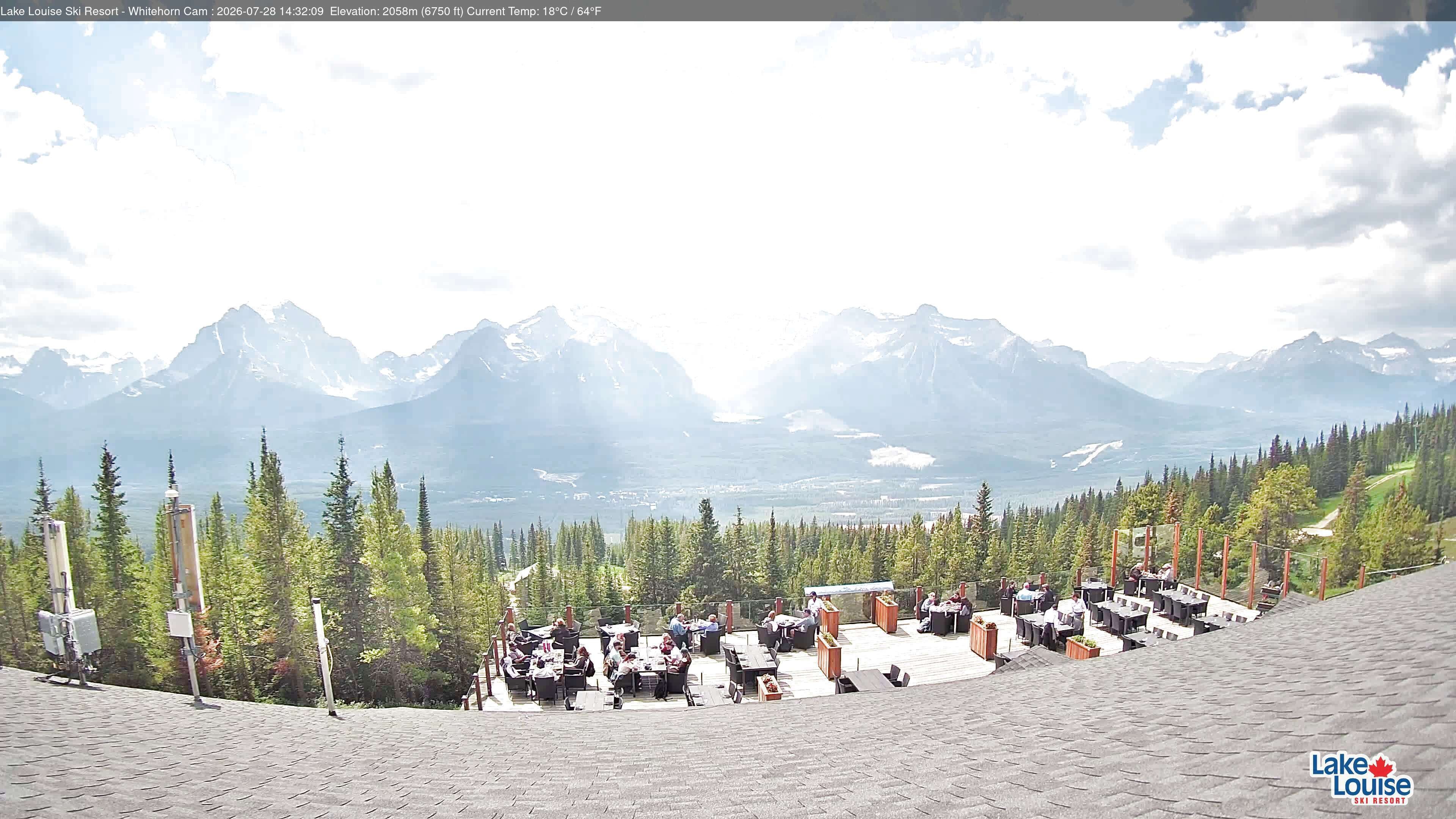Archiv Foto Webcam Whitehorn Lodge (2.058m)