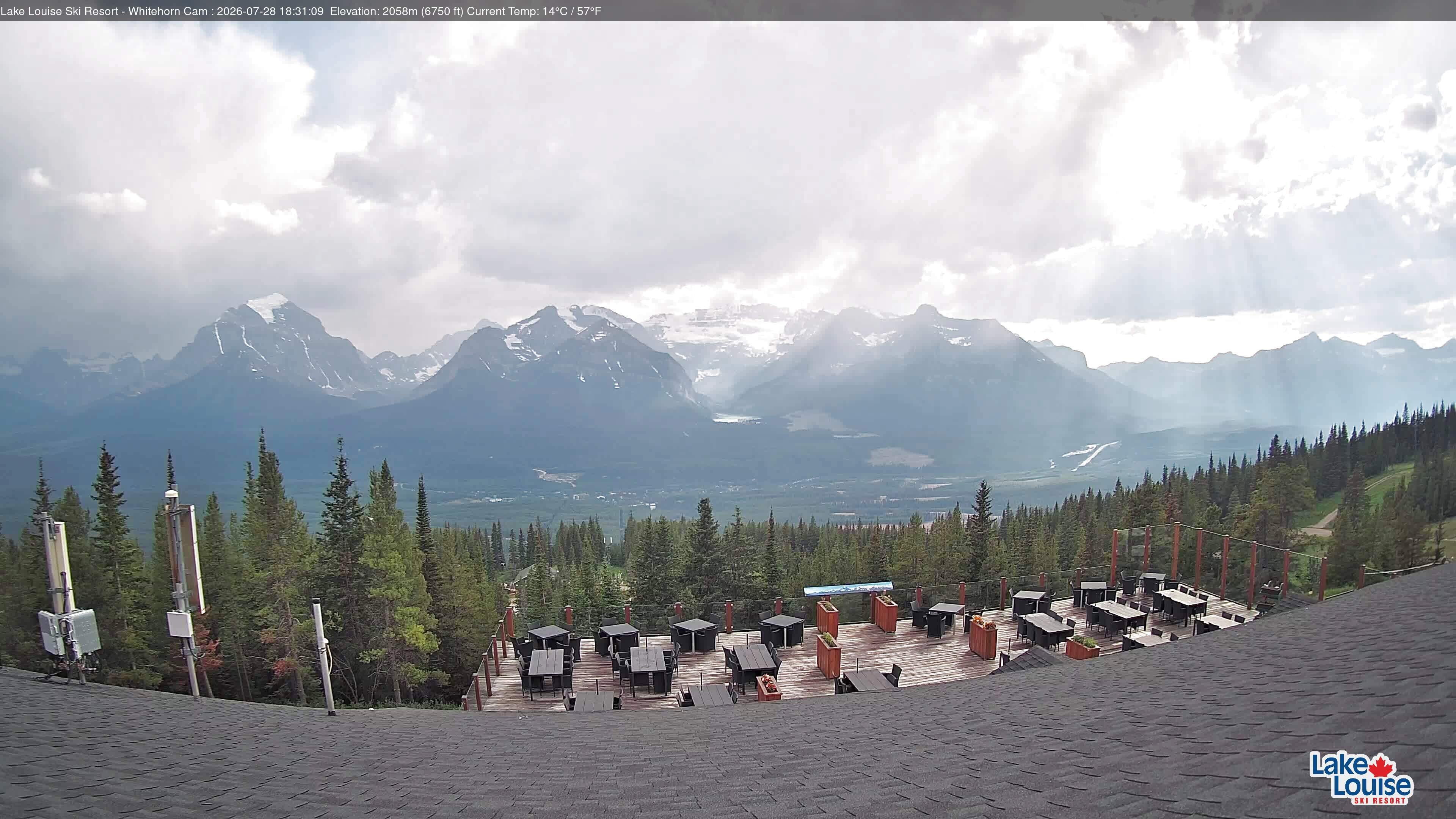 Archiv Foto Webcam Whitehorn Lodge (2.058m)
