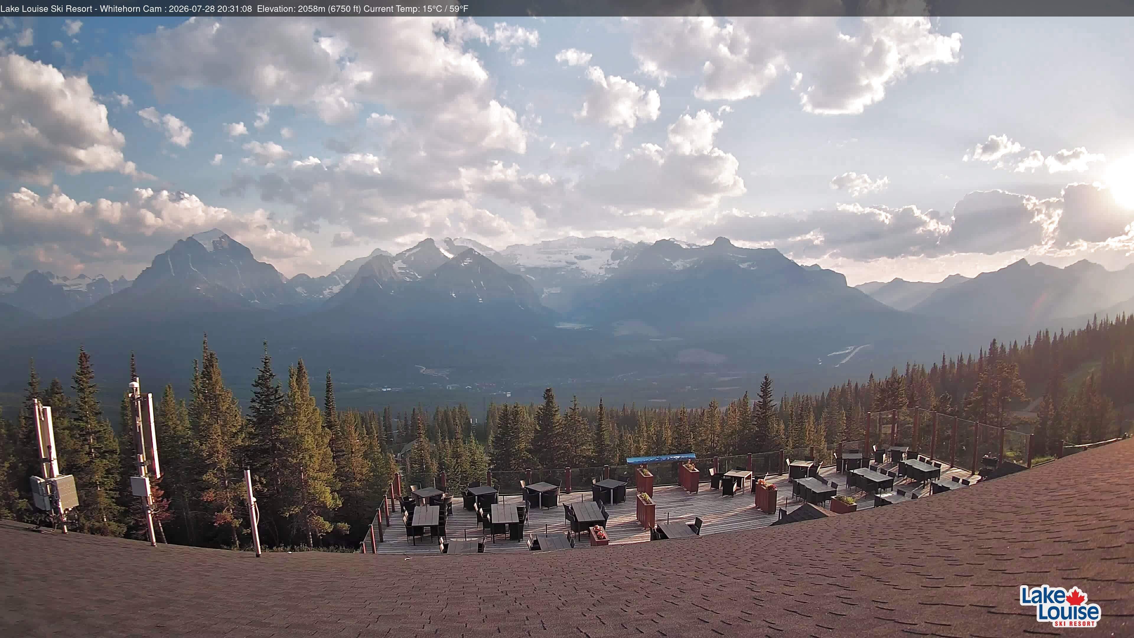 Archiv Foto Webcam Whitehorn Lodge (2.058m)