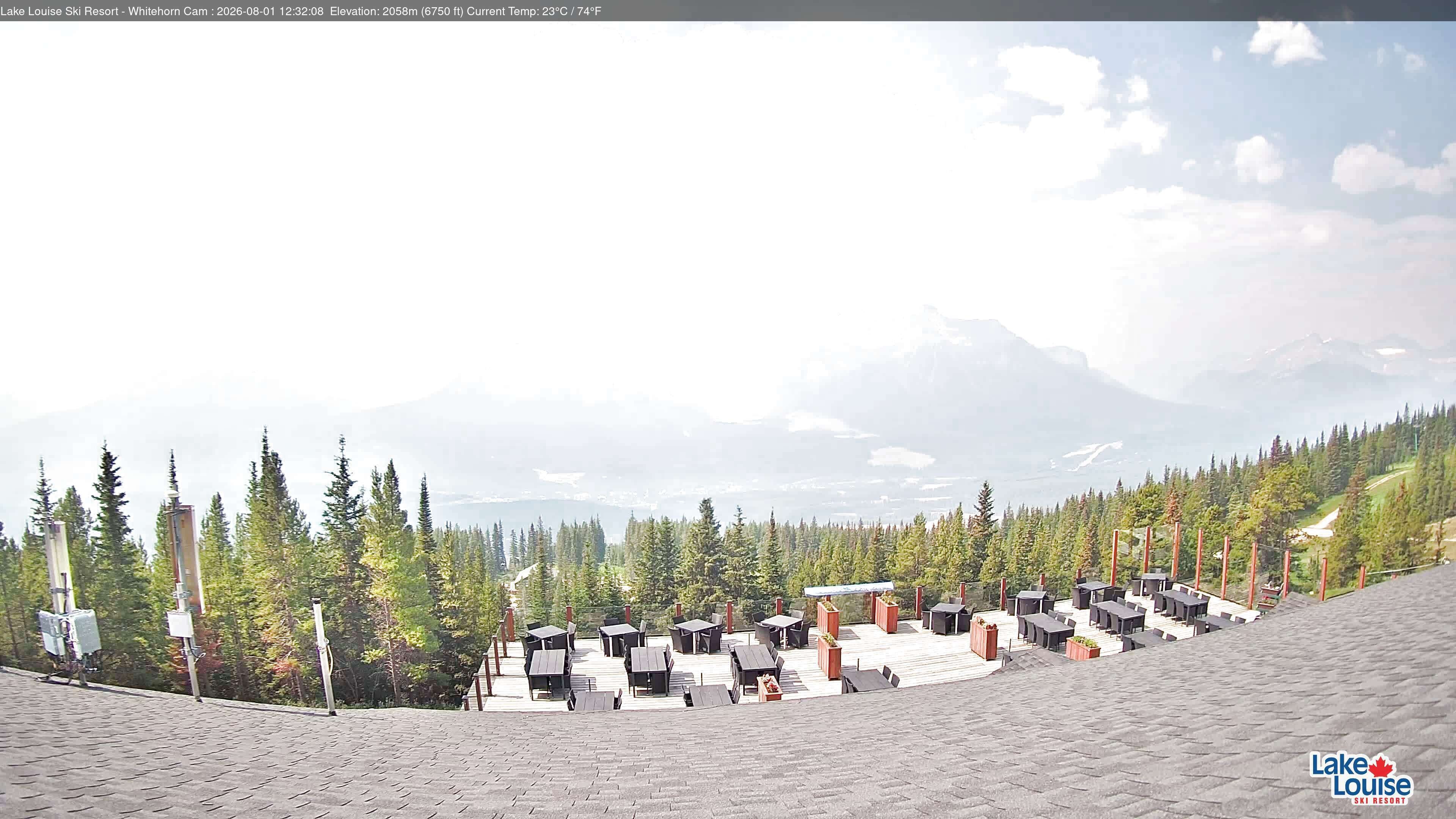 Archiv Foto Webcam Whitehorn Lodge (2.058m)