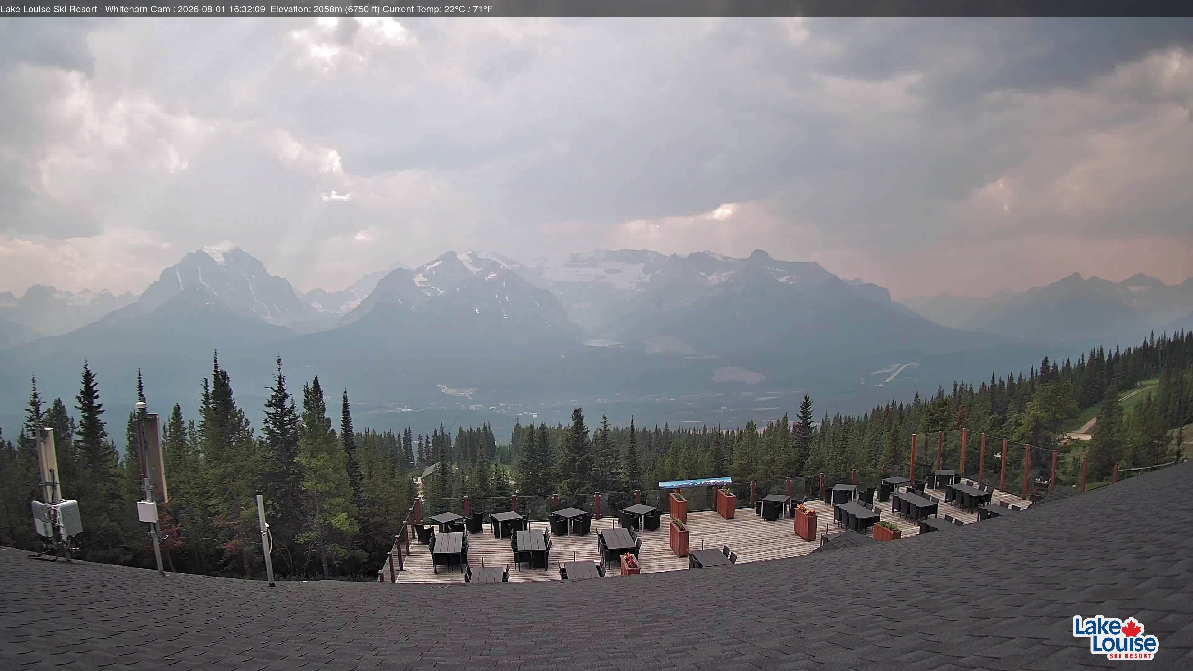 Archiv Foto Webcam Whitehorn Lodge (2.058m)