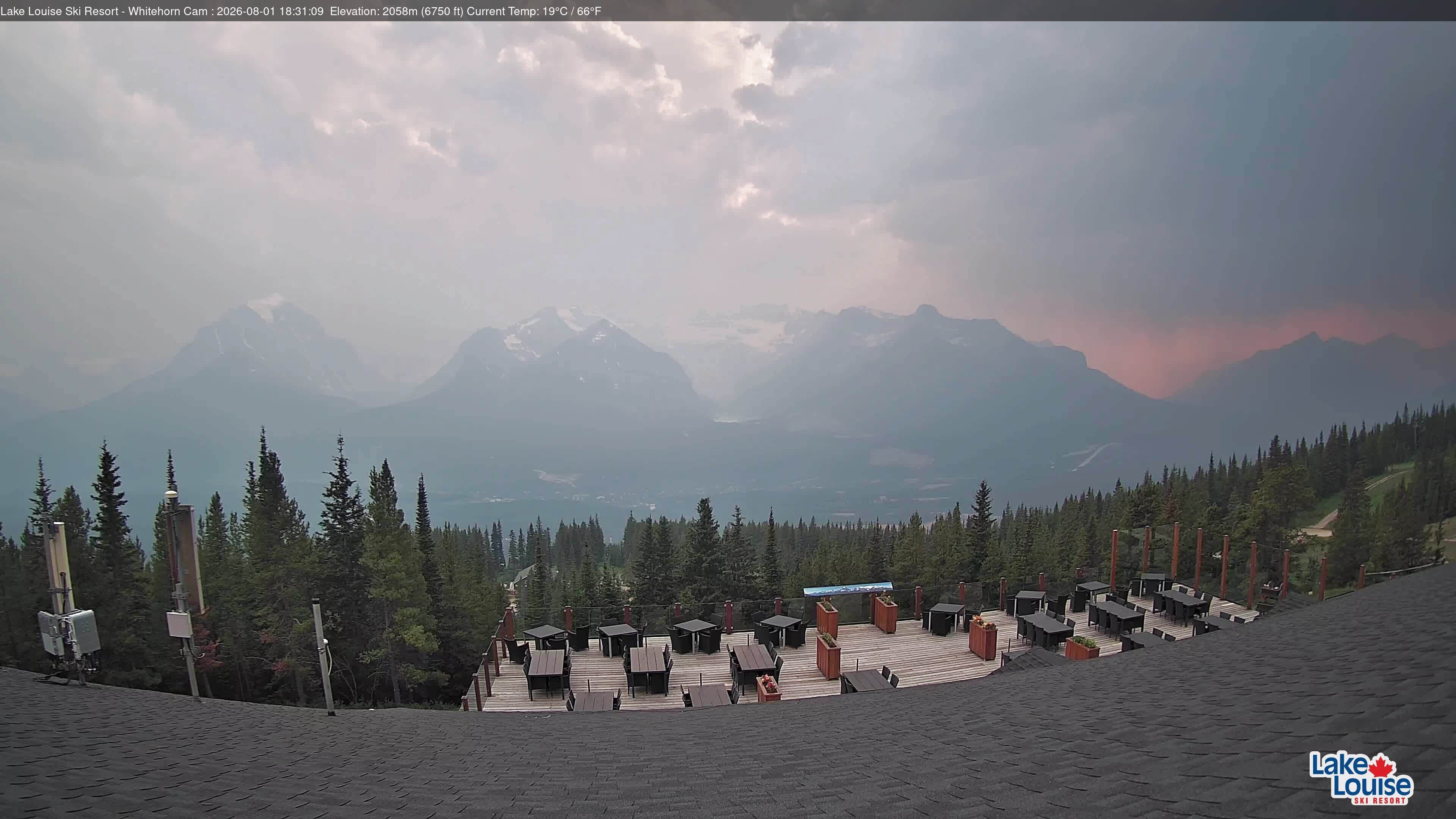 Archiv Foto Webcam Whitehorn Lodge (2.058m)