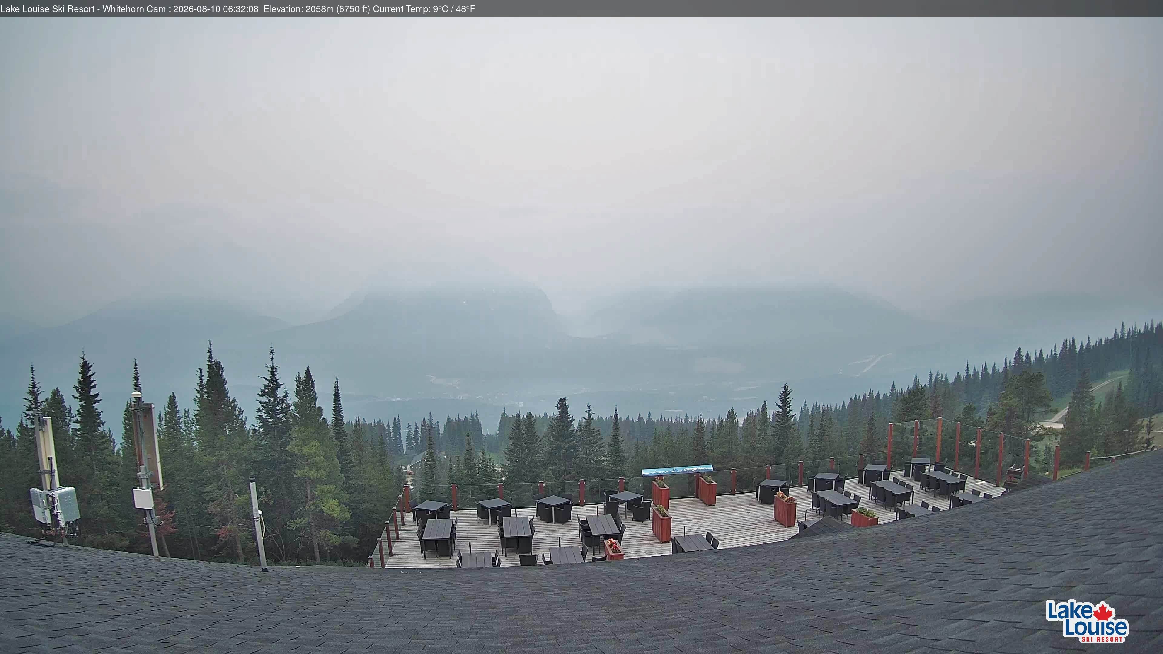 Archiv Foto Webcam Whitehorn Lodge (2.058m)