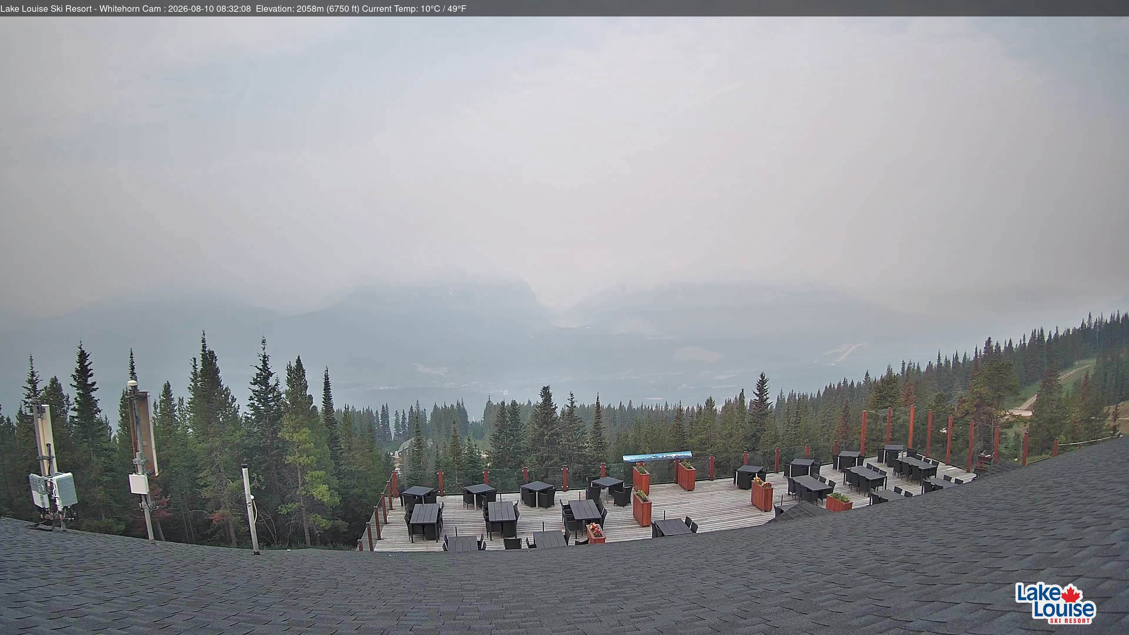 Archiv Foto Webcam Whitehorn Lodge (2.058m)