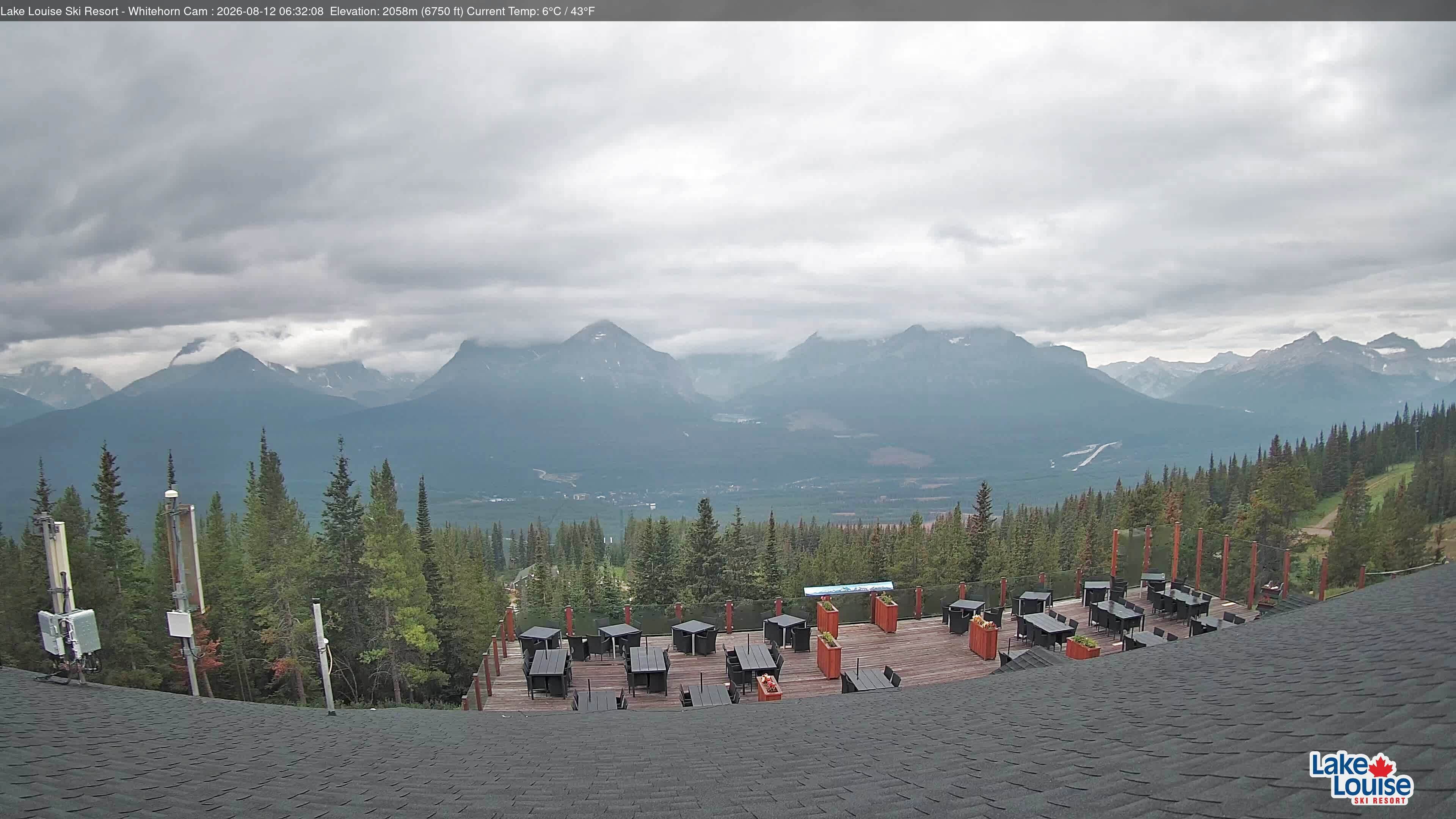 Archiv Foto Webcam Whitehorn Lodge (2.058m)