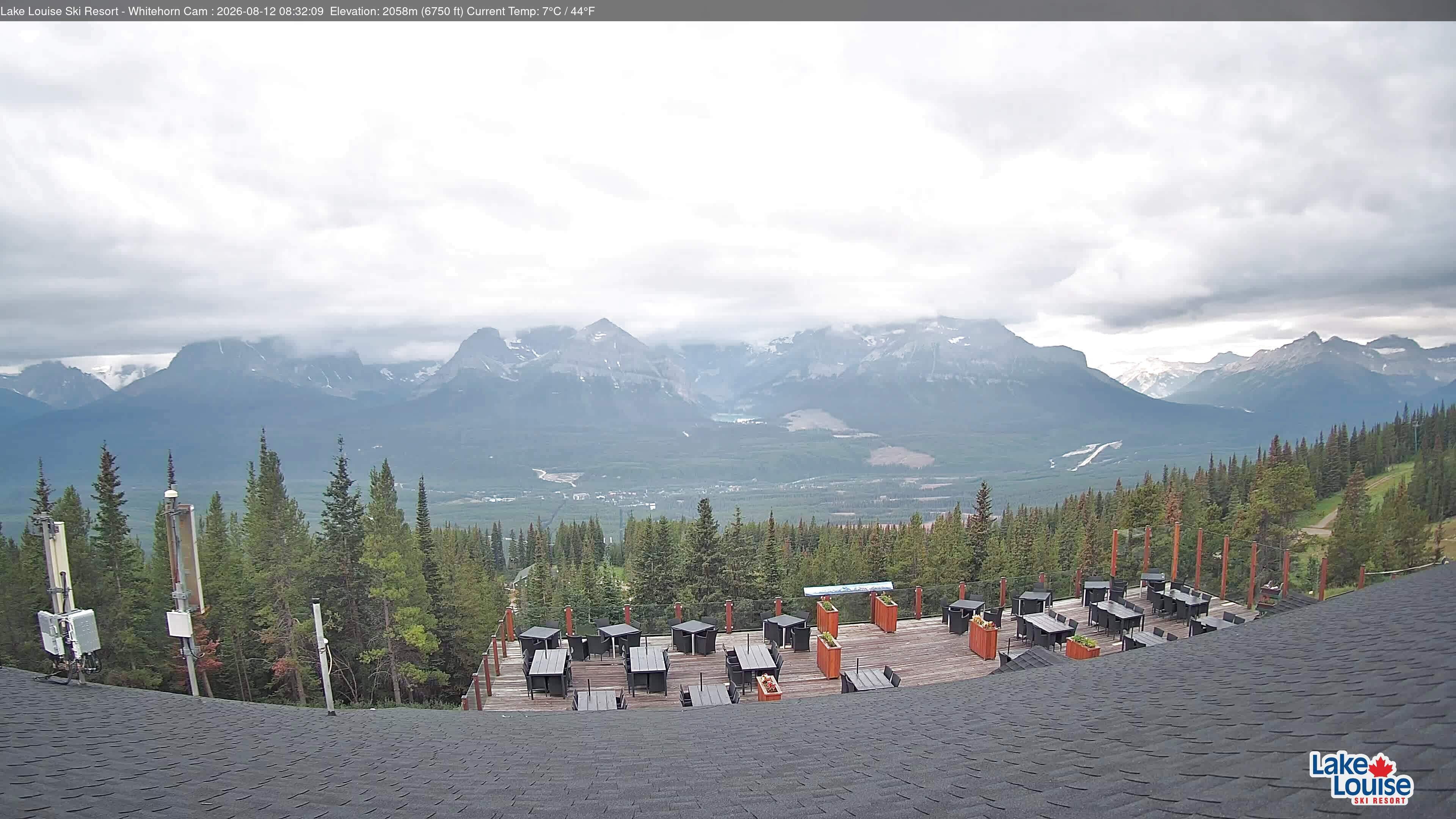 Archiv Foto Webcam Whitehorn Lodge (2.058m)