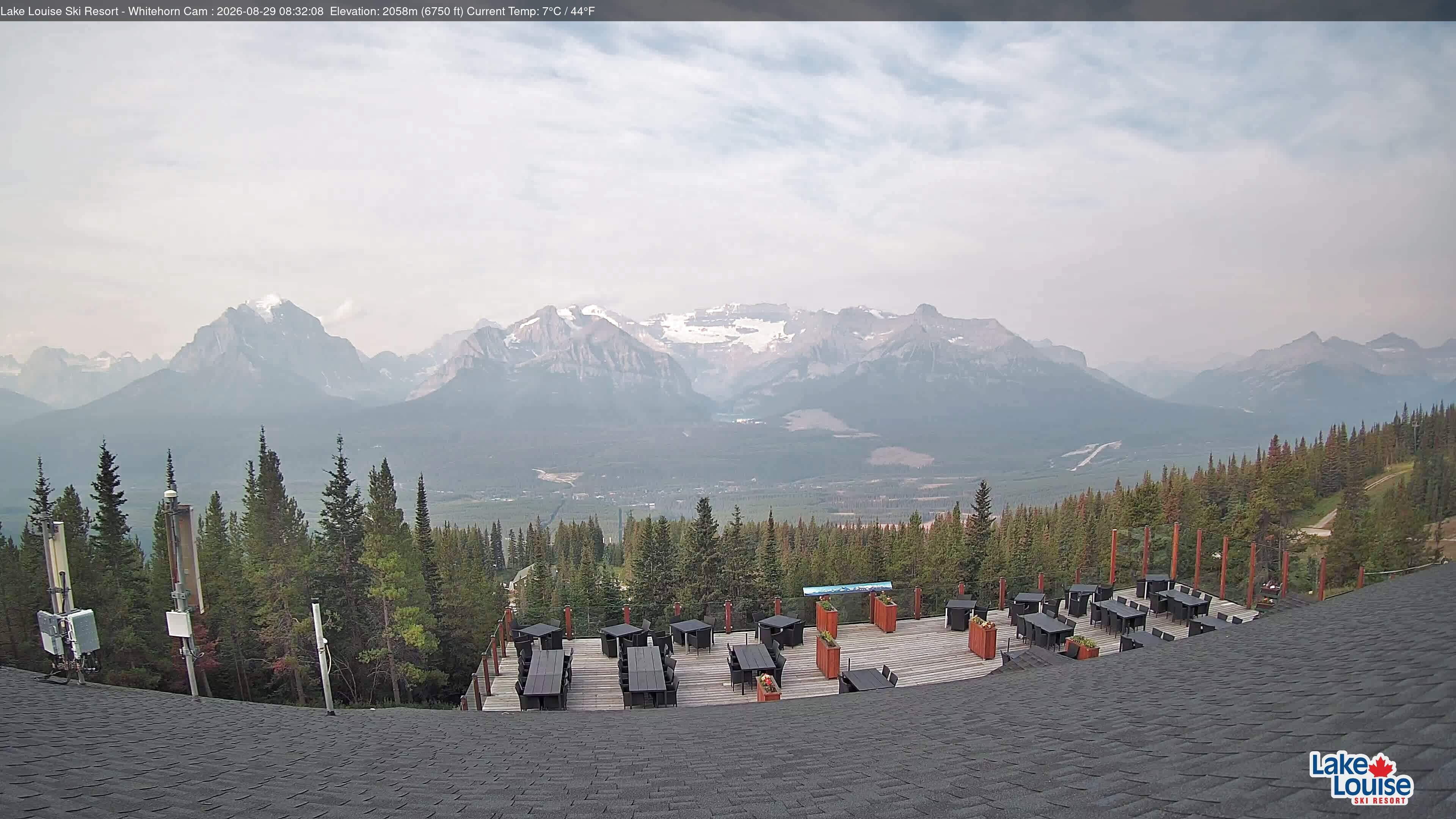 Archived image Webcam Whitehorn Lodge (2.058m)