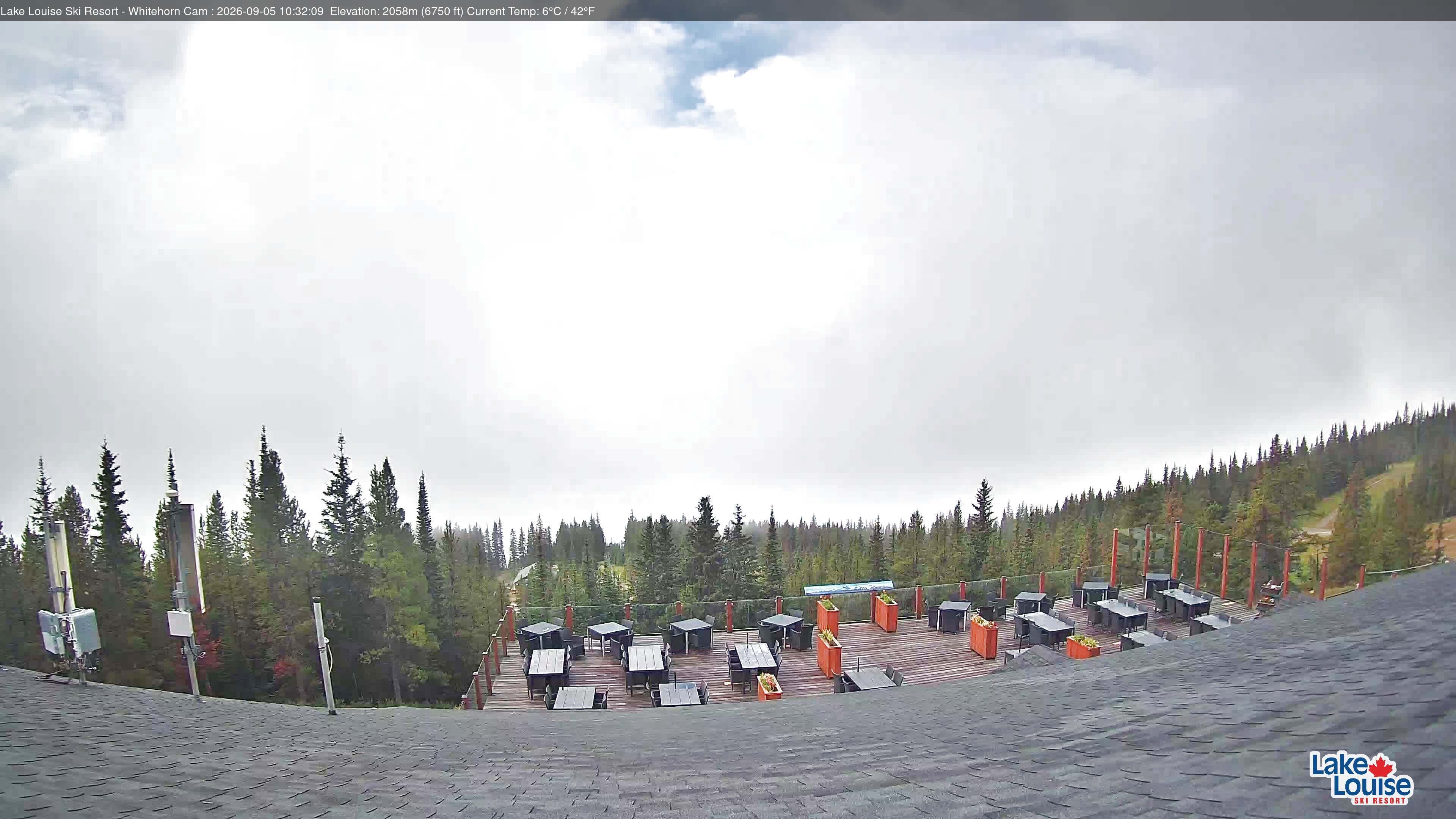 Archiv Foto Webcam Whitehorn Lodge (2.058m)