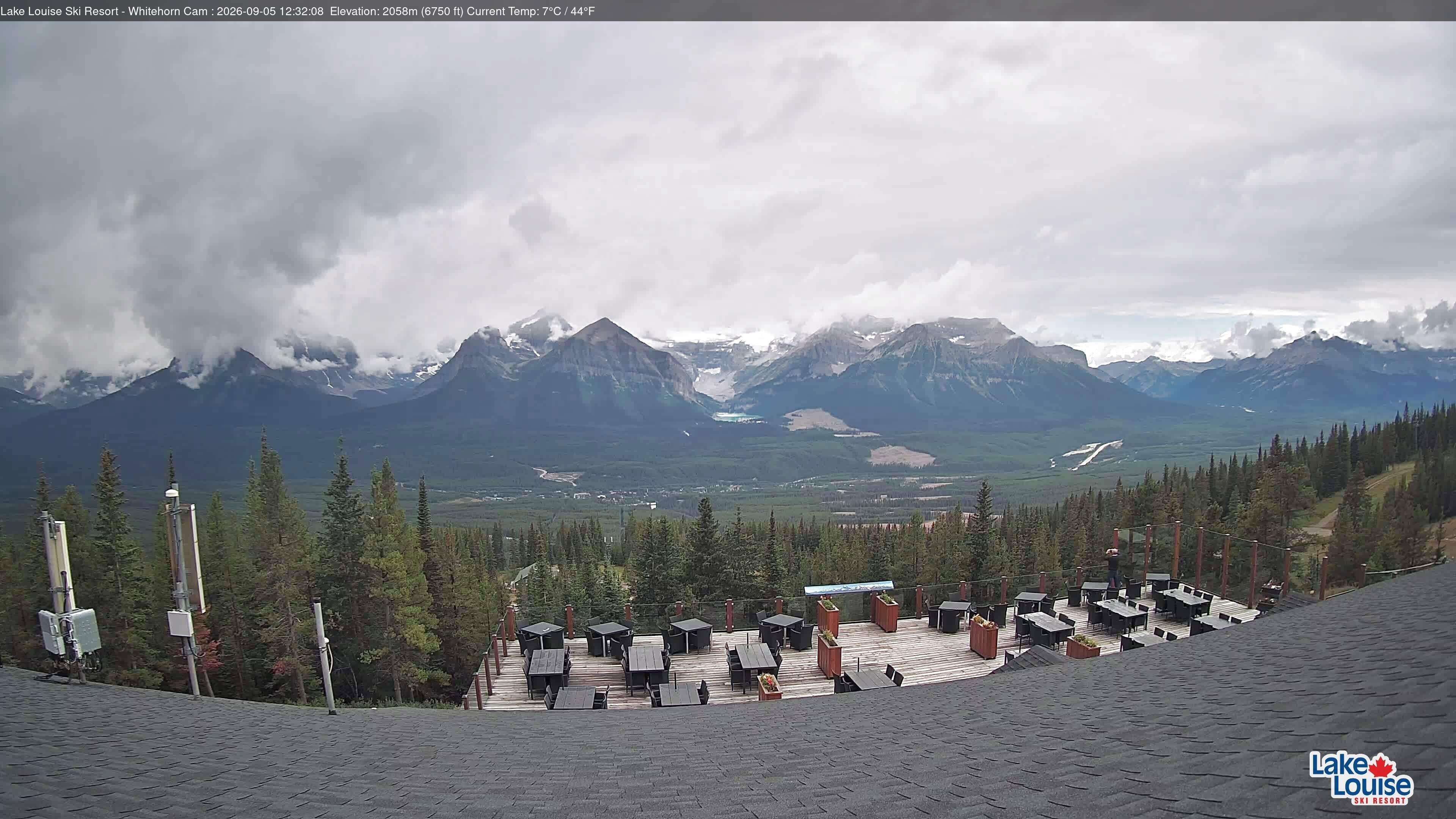 Archiv Foto Webcam Whitehorn Lodge (2.058m)