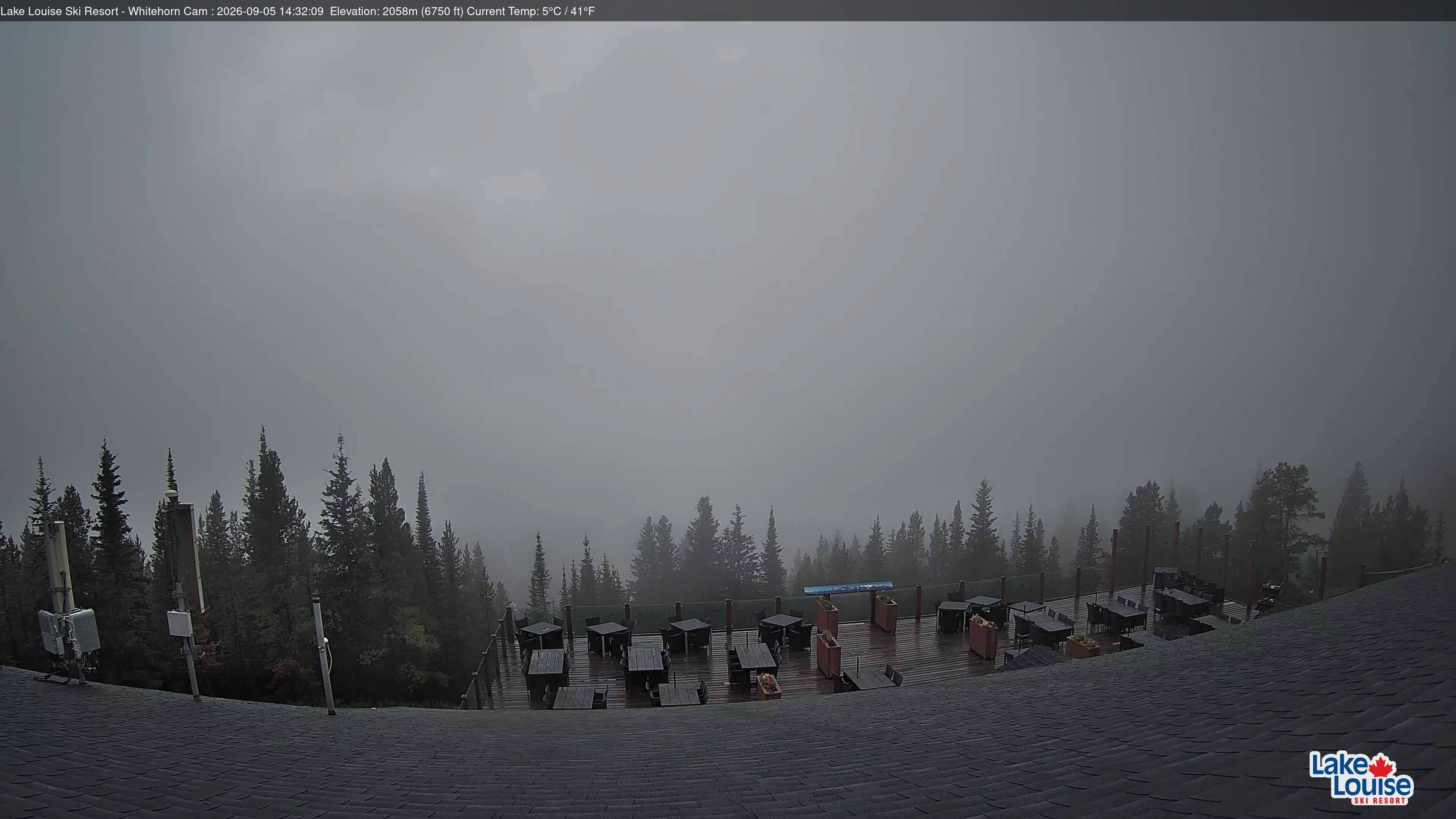 Archiv Foto Webcam Whitehorn Lodge (2.058m)