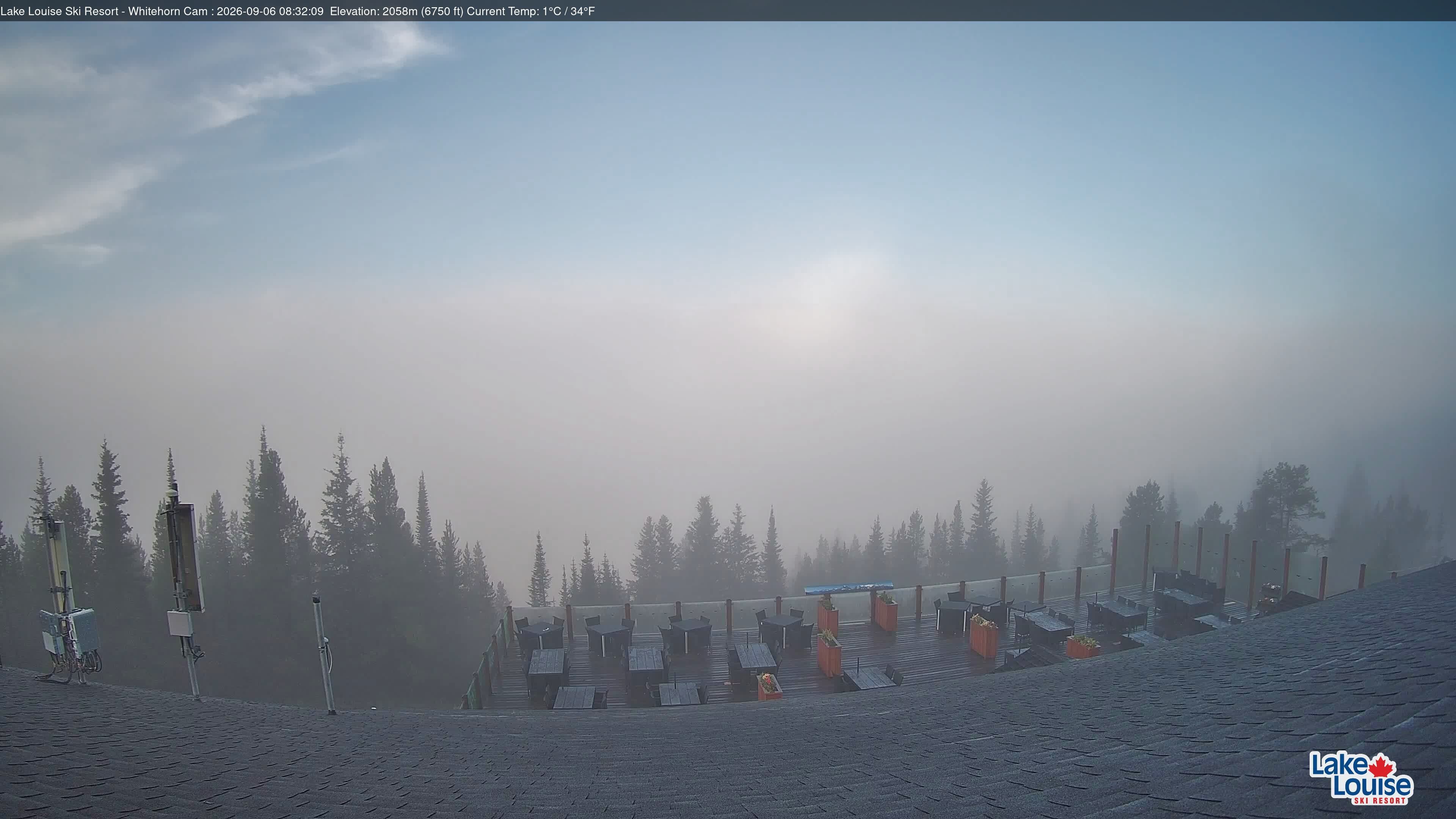 Archived image Webcam Whitehorn Lodge (2.058m)