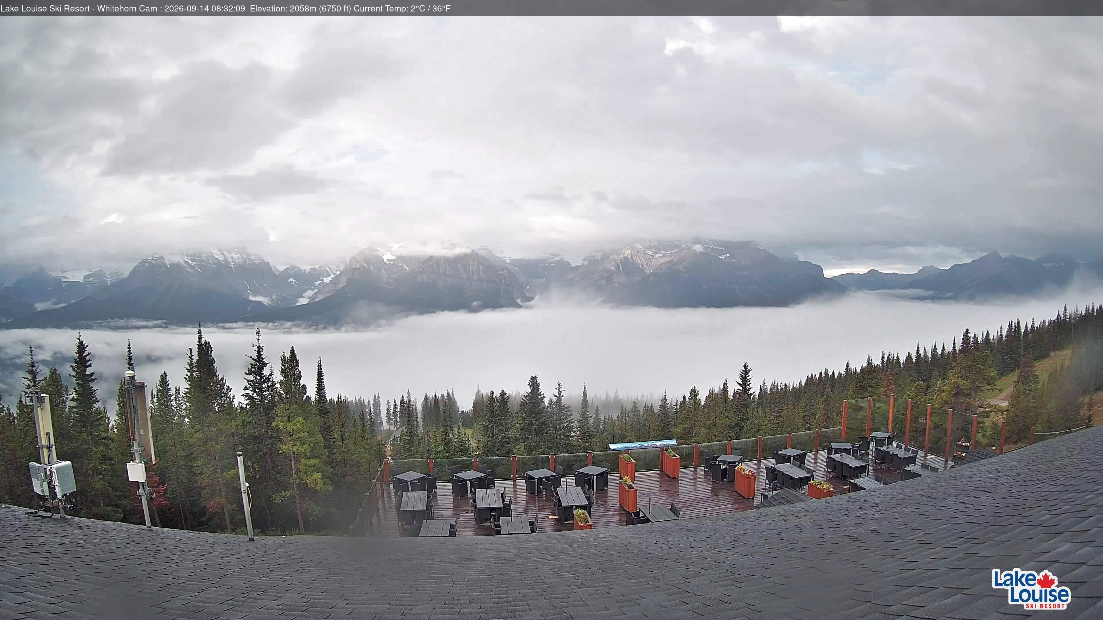 Archived image Webcam Whitehorn Lodge (2.058m)