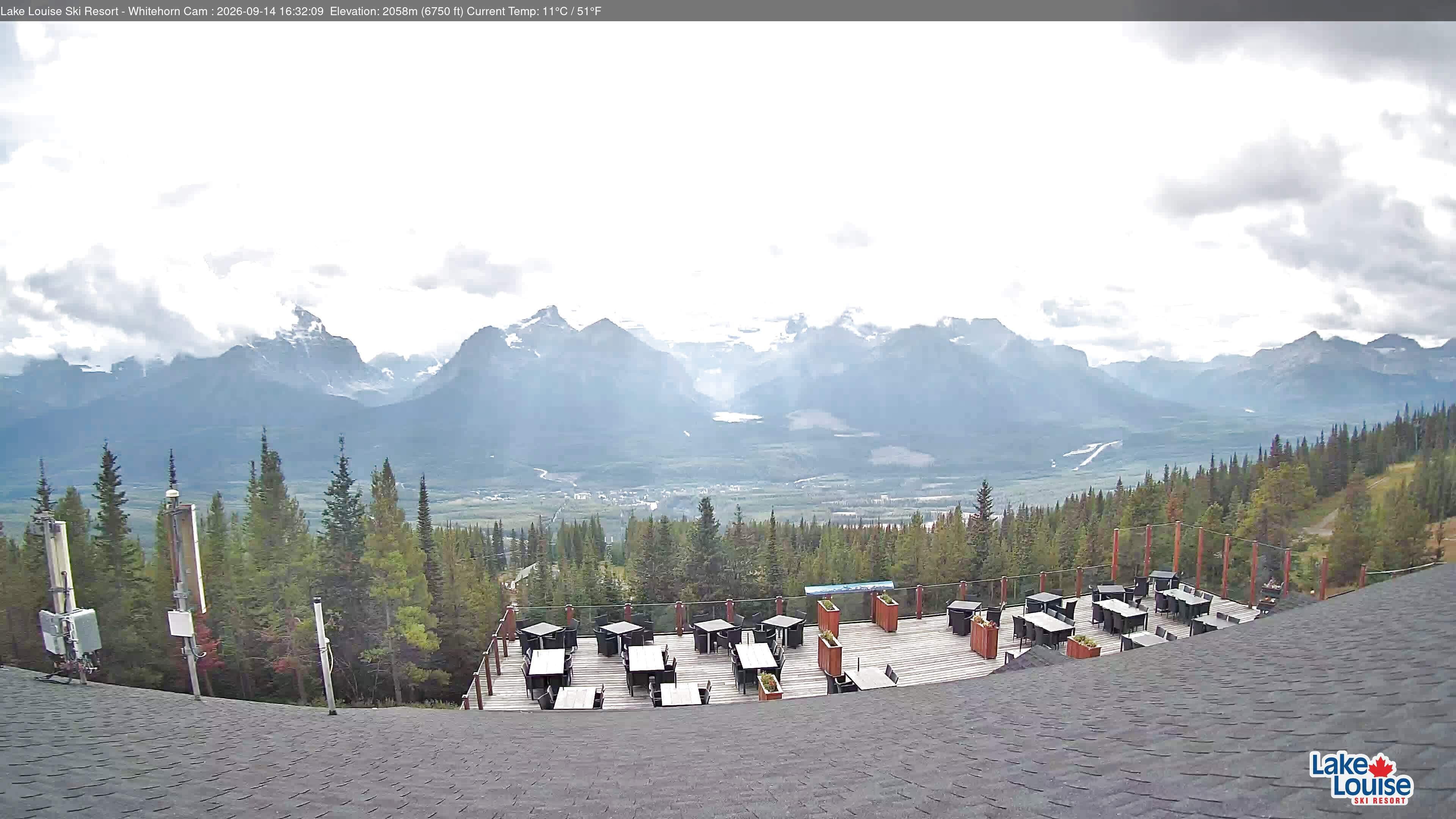 Archived image Webcam Whitehorn Lodge (2.058m)