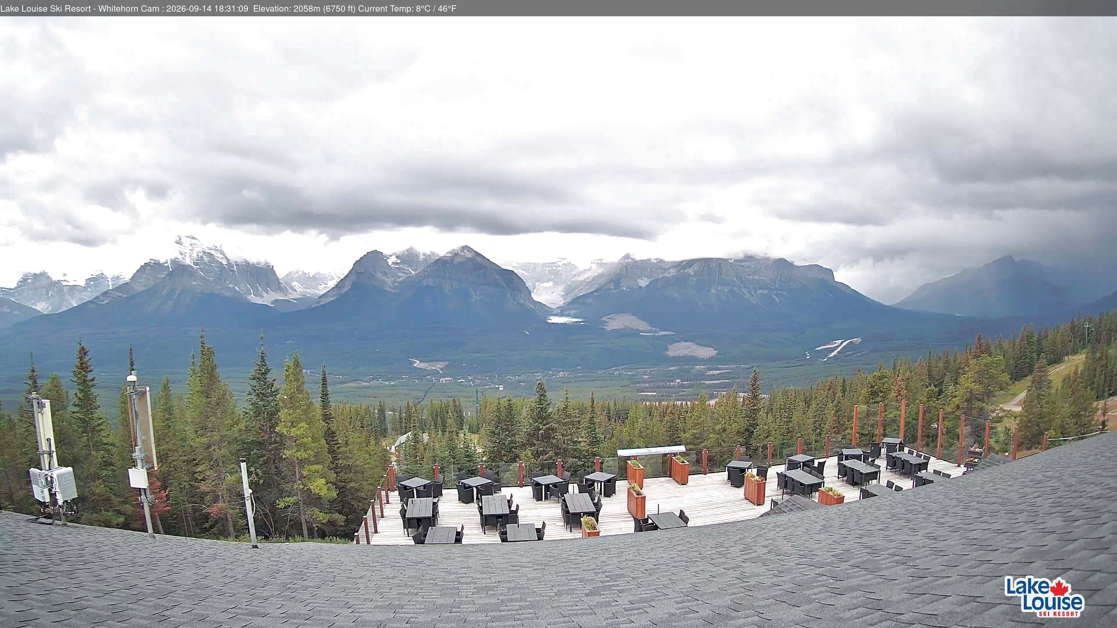 Archived image Webcam Whitehorn Lodge (2.058m)