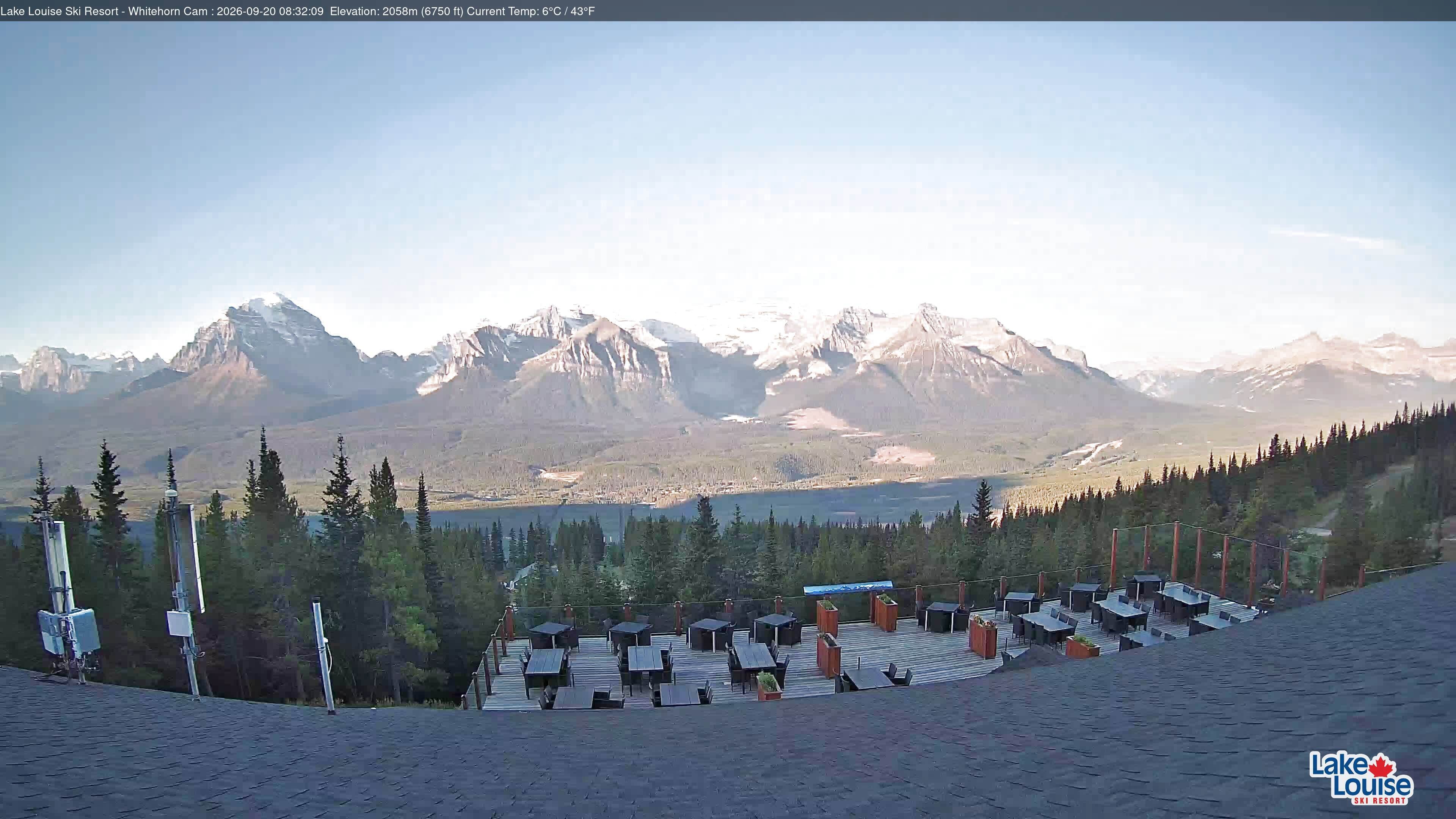 Archiv Foto Webcam Whitehorn Lodge (2.058m)