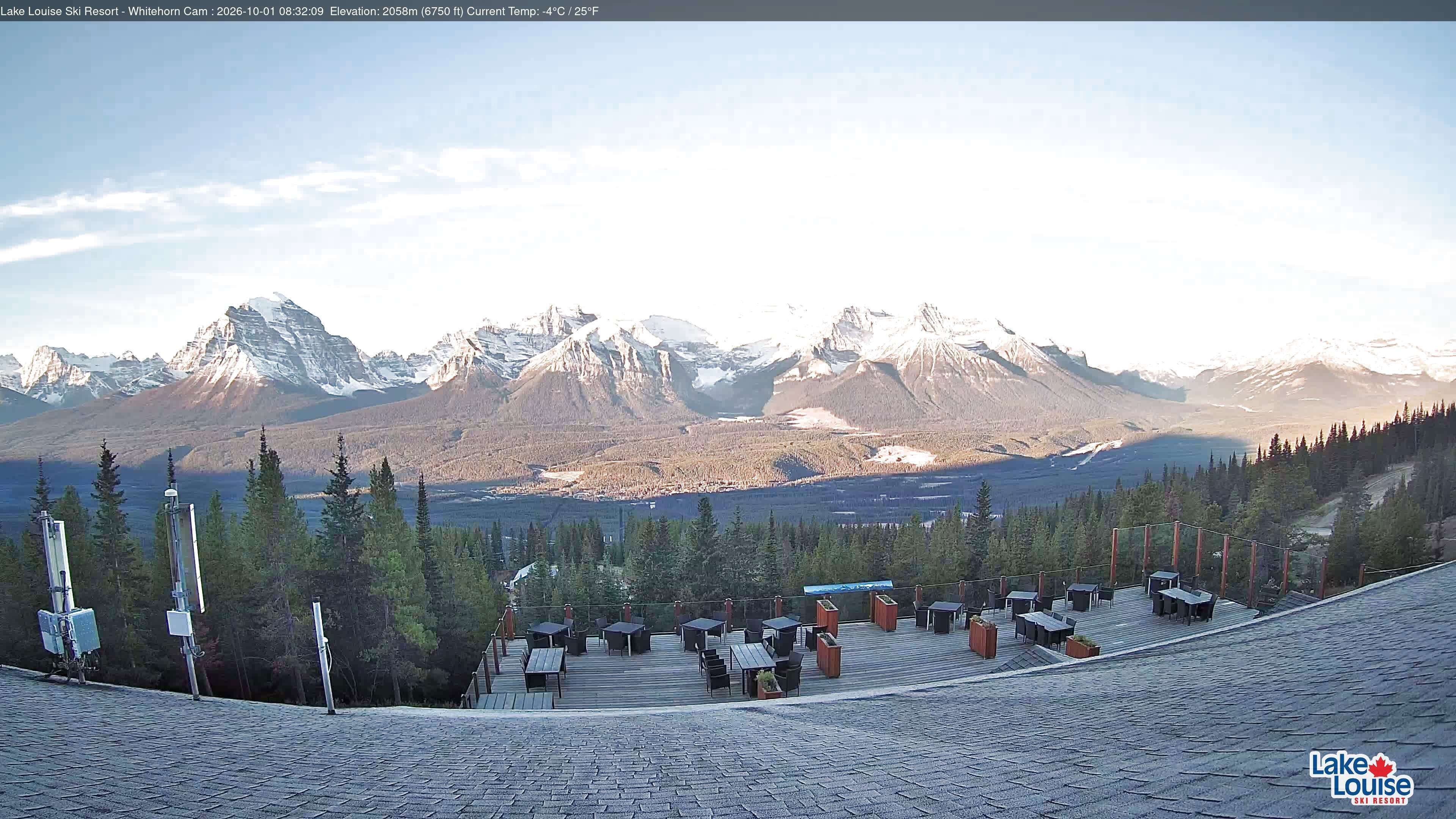 Archived image Webcam Whitehorn Lodge (2.058m)