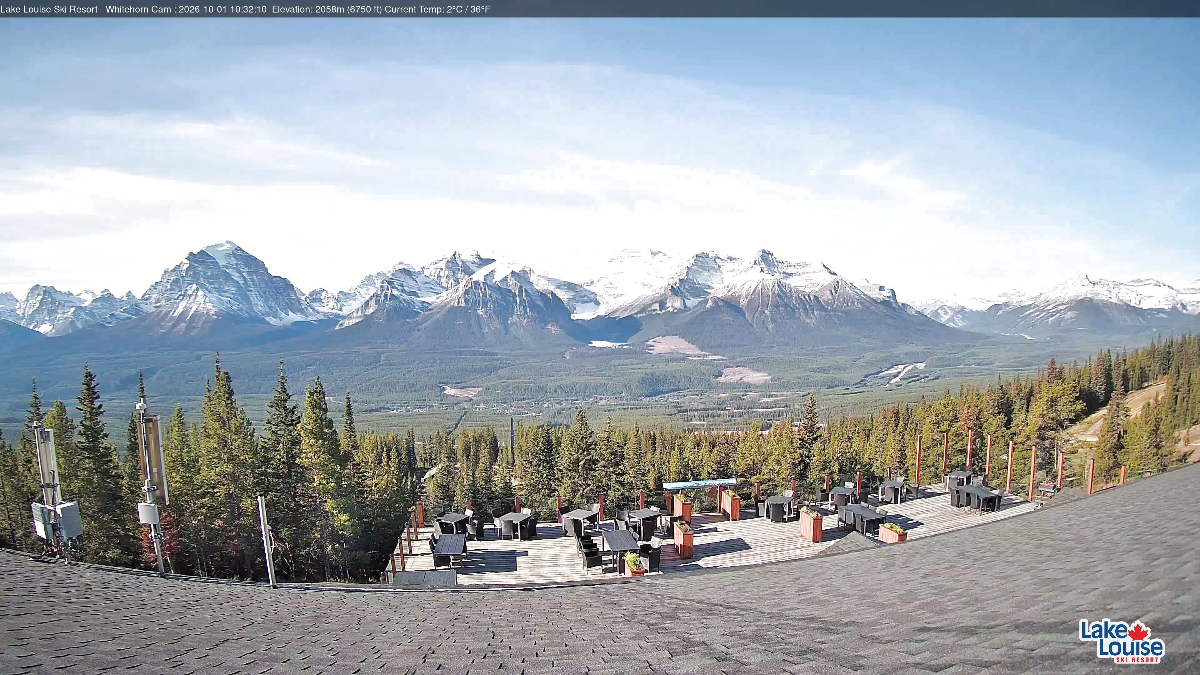 Archived image Webcam Whitehorn Lodge (2.058m)