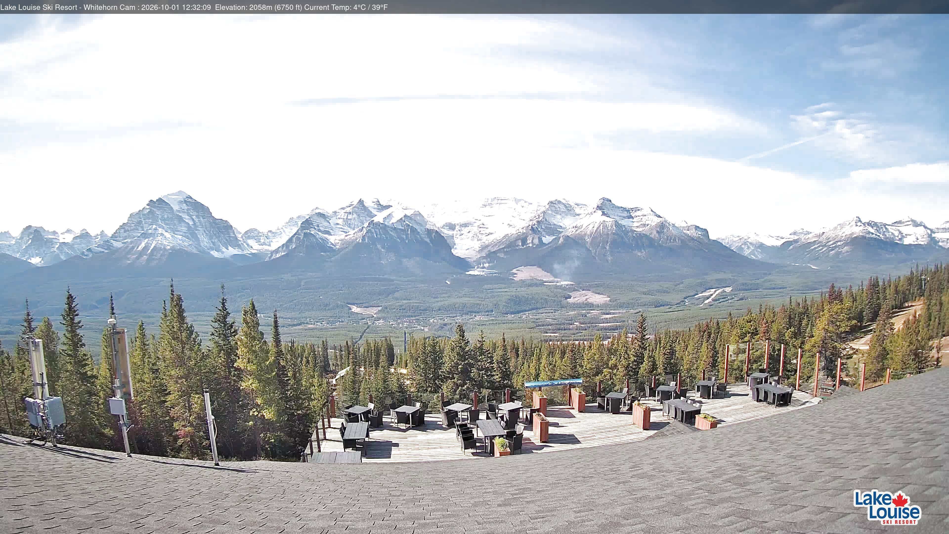 Archived image Webcam Whitehorn Lodge (2.058m)