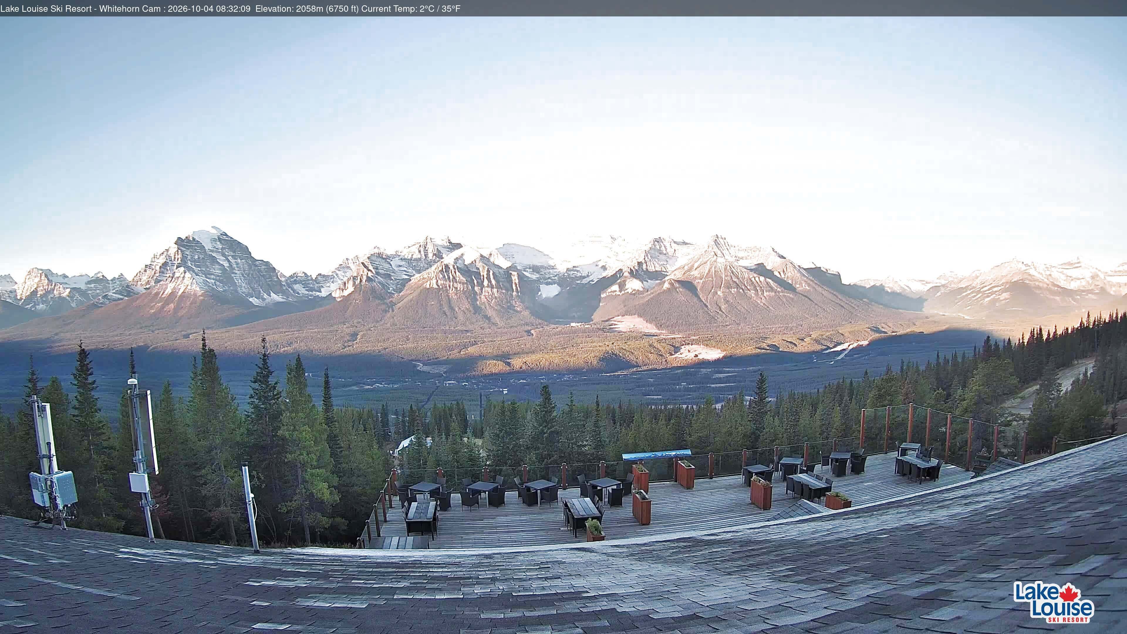 Archiv Foto Webcam Whitehorn Lodge (2.058m)