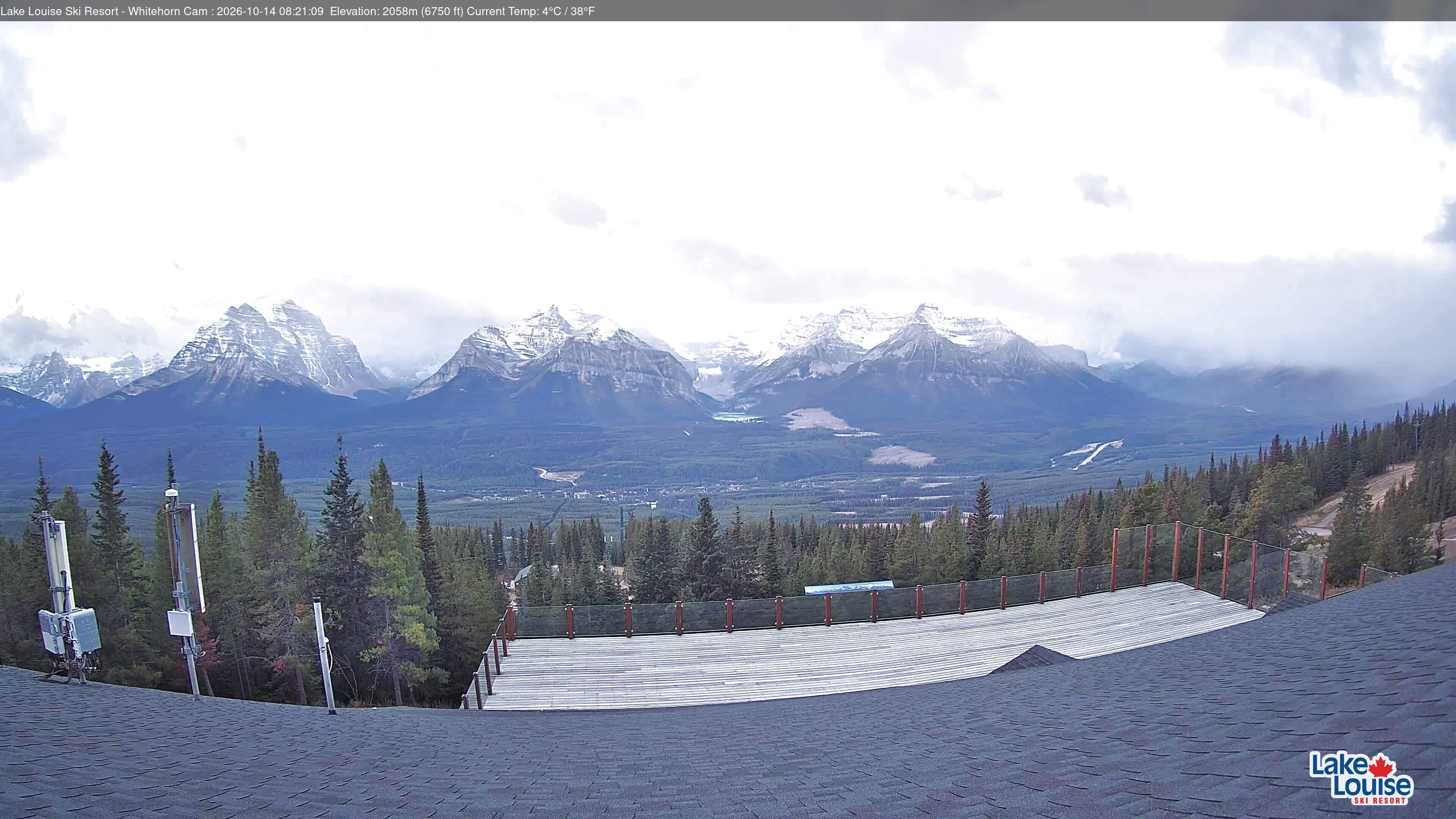Archived image Webcam Whitehorn Lodge (2.058m)