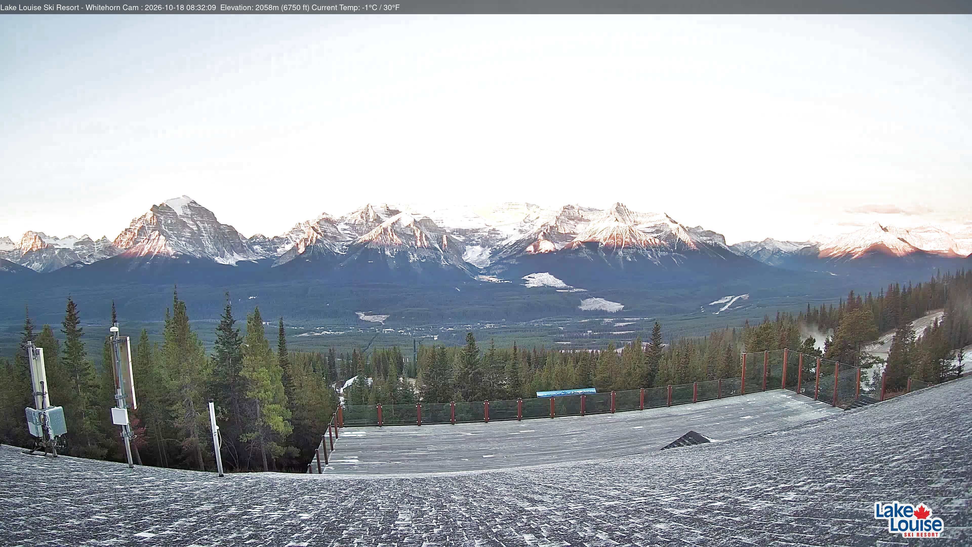 Archiv Foto Webcam Whitehorn Lodge (2.058m)